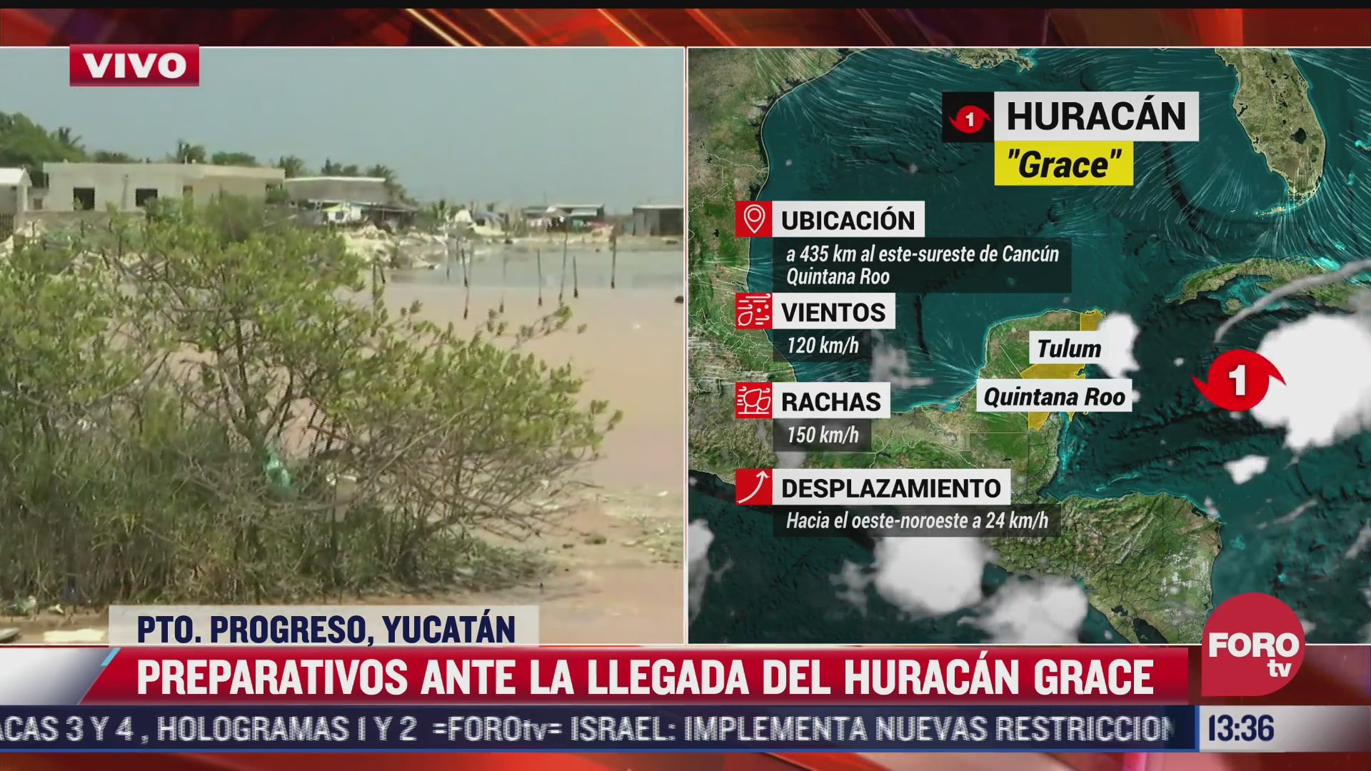 yucatan activa protocolos de seguridad ante llegada del huracan grace