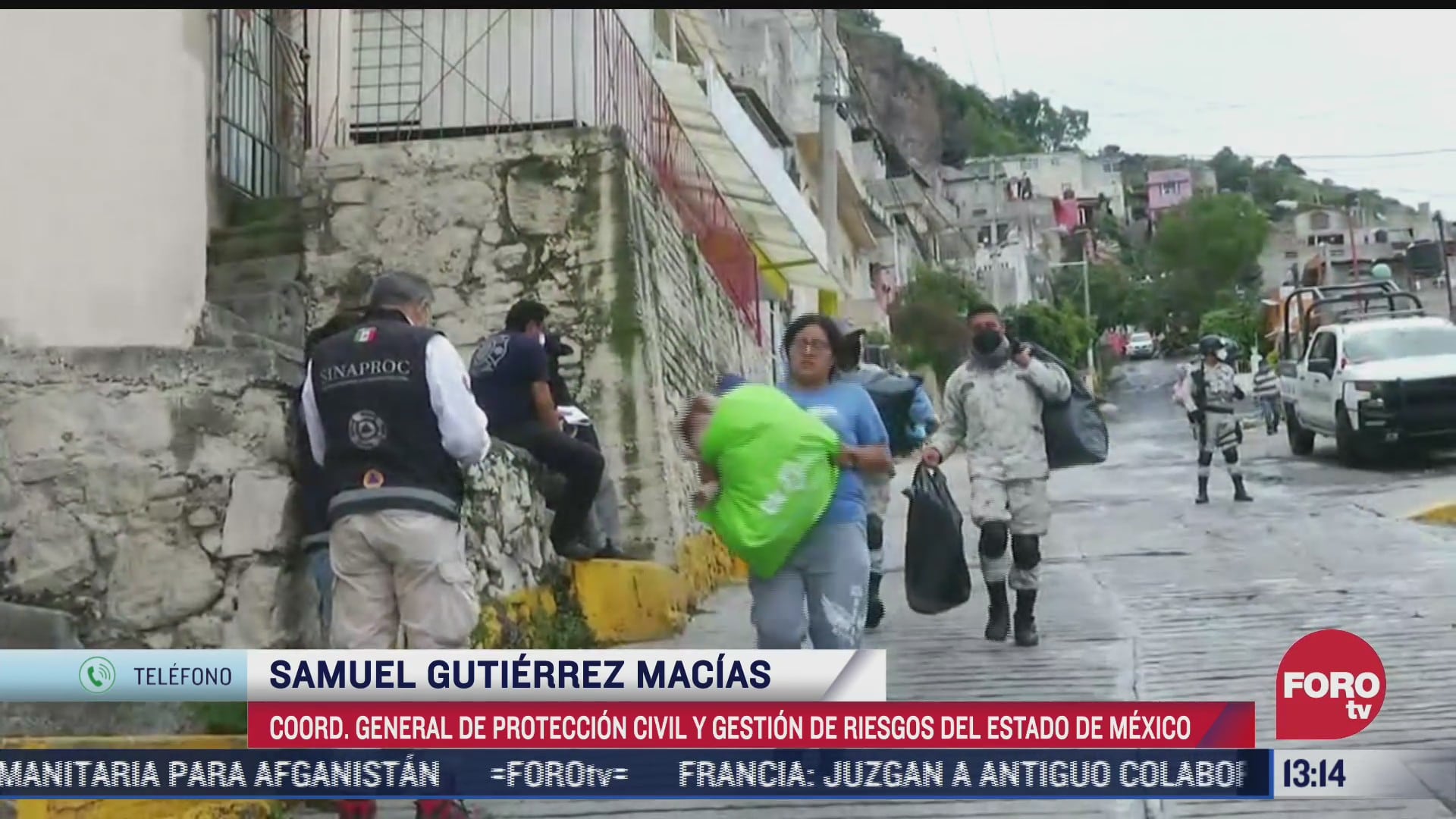 136 viviendas notificadas ante nuevos riesgos de derrumbe en cerro del chiquihuite