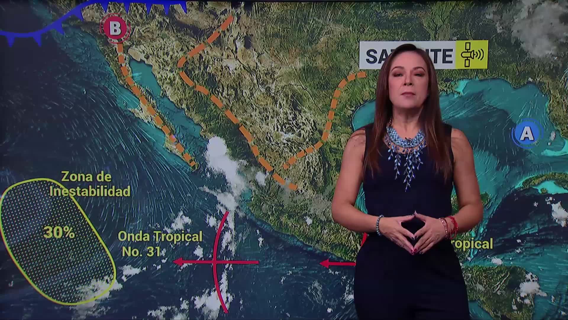Canal de baja presión provocará lluvias en noroeste y occidente de México