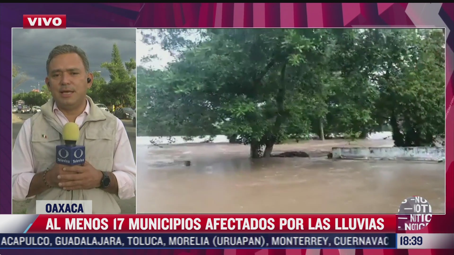 al menos 17 municipios han sido afectados por las lluvias en oaxaca