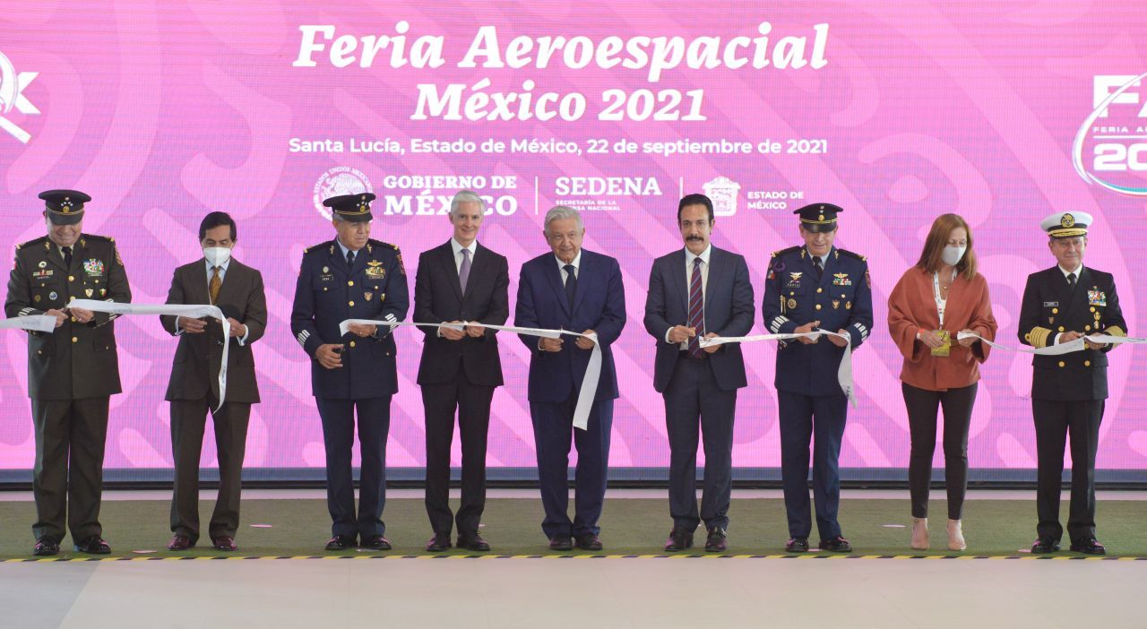 AMLO inaugura la Feria Aeroespacial México 2021