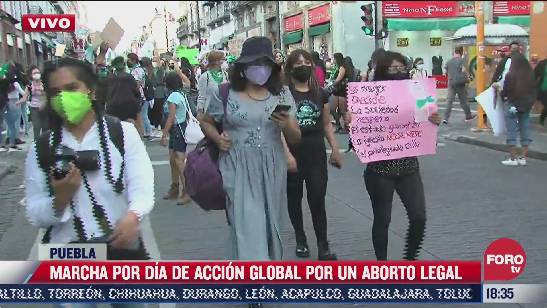 asi protestaron mujeres en distintos estados de mexico para exigir aborto legal y seguro