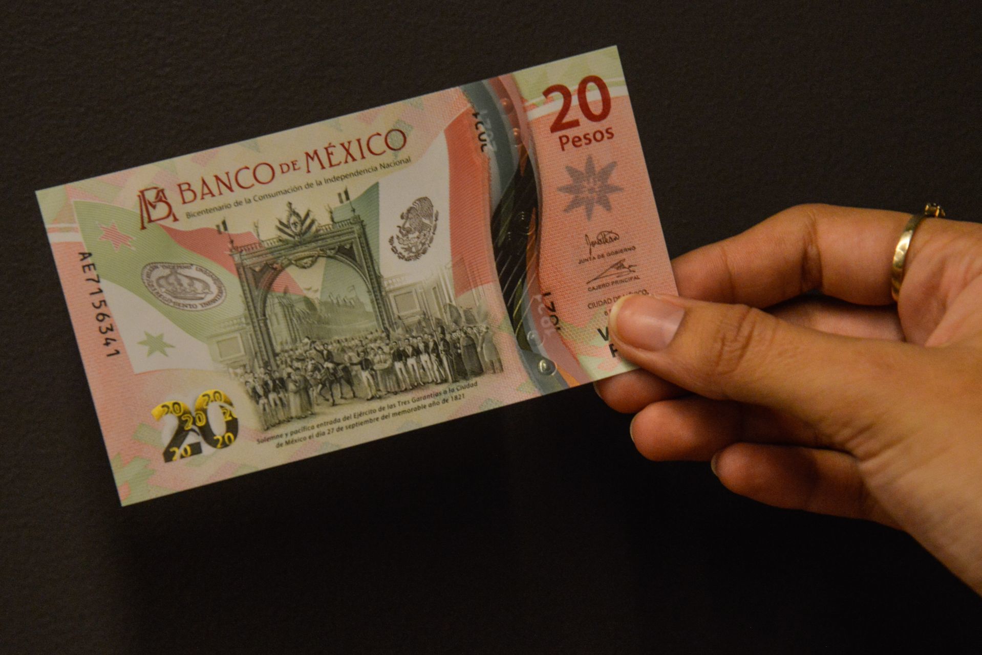 Billete de 20 pesos