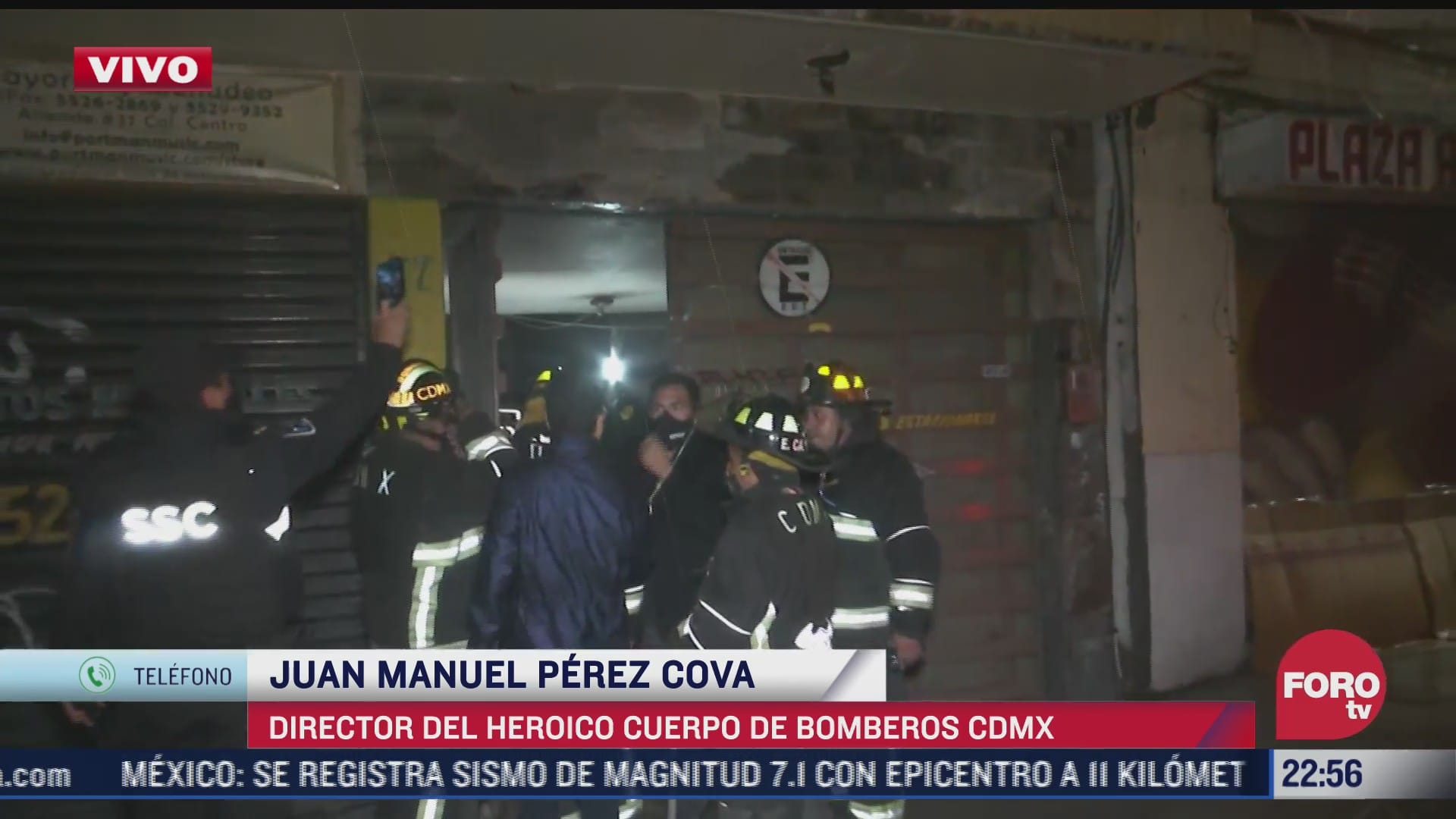 bomberos de la ciudad de mexico no reportan ningun dano tras el sismo