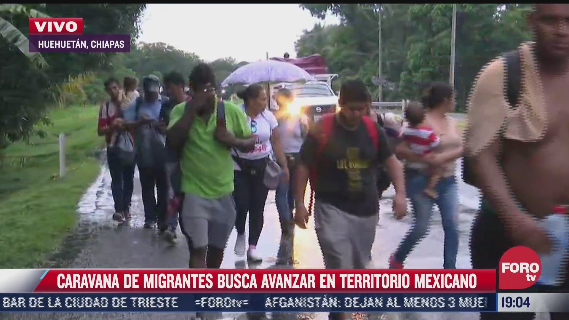 caravana migrante busca avanzar por territorio mexicano