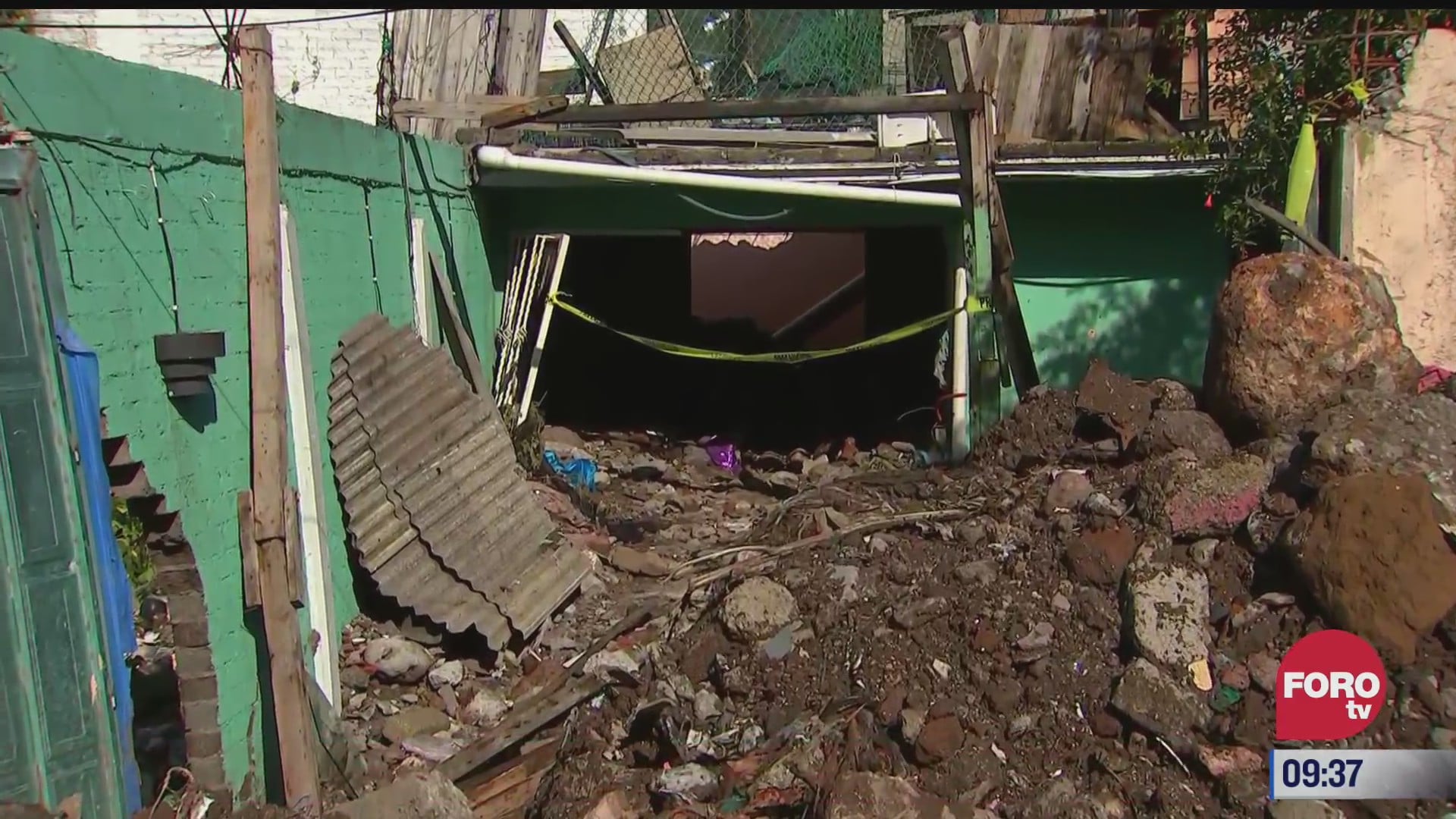 casa de familia vargas queda enterrada por inundaciones en ecatepec estado de mexico