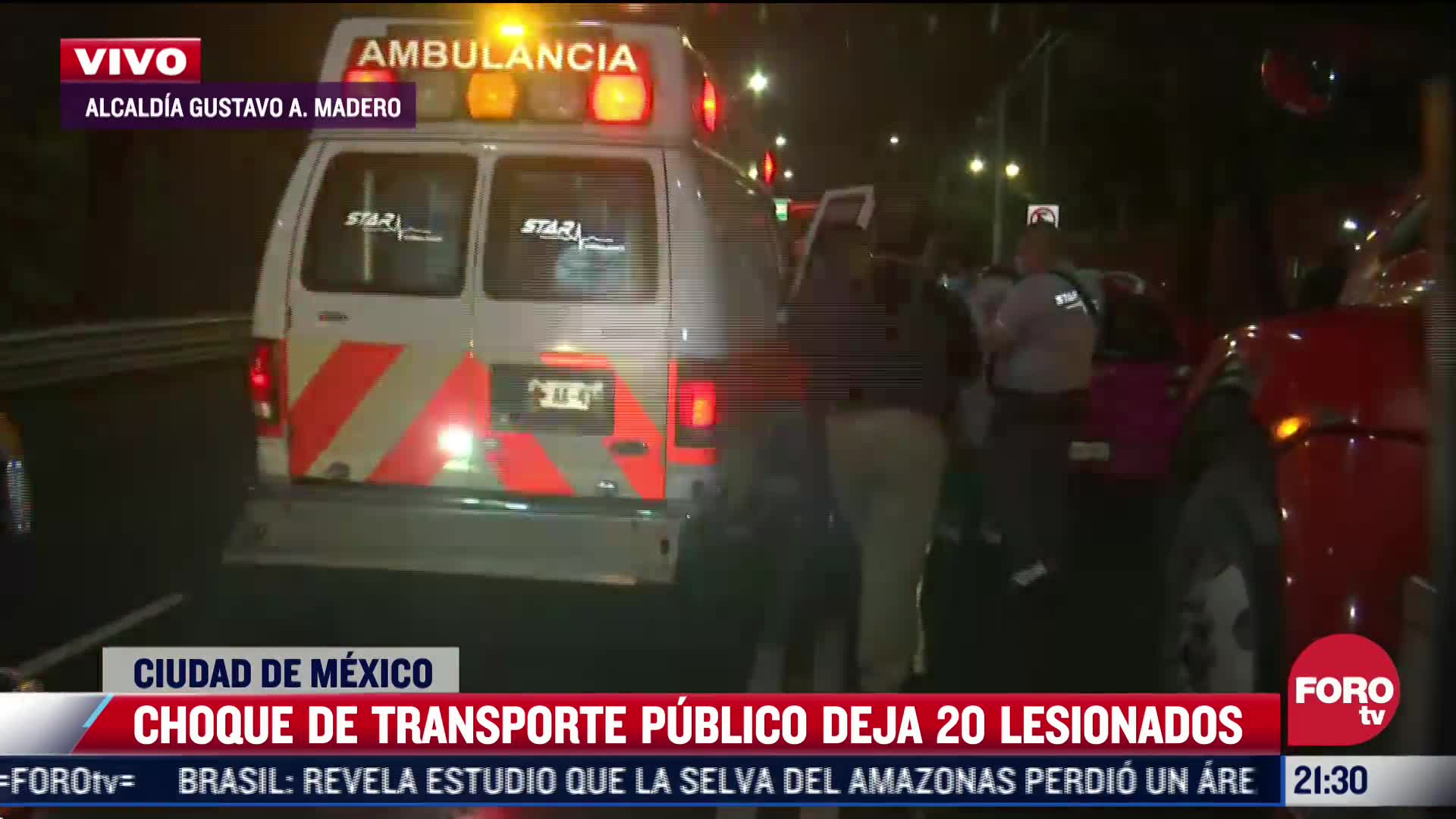 Choque de transporte público deja 20 lesionados en CDMX