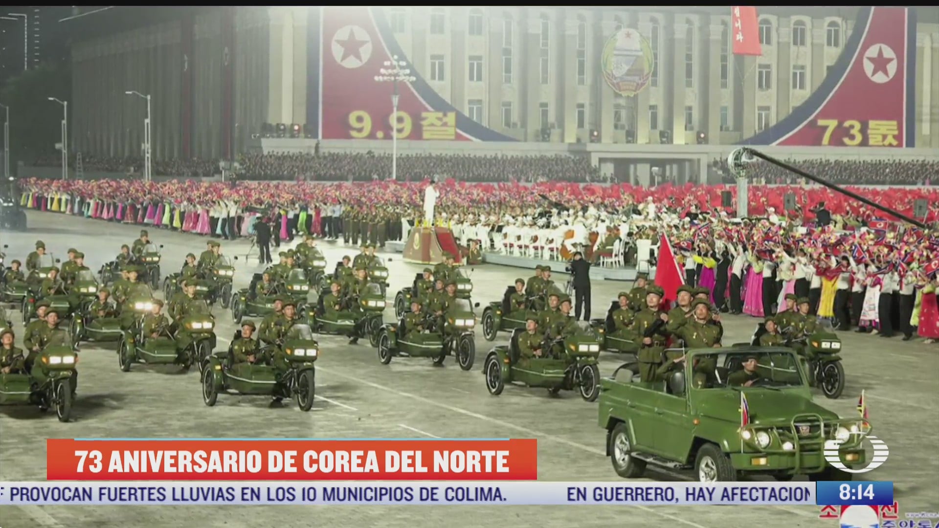 corea del norte celebra el 73 aniversario de su fundacion con desfile militar