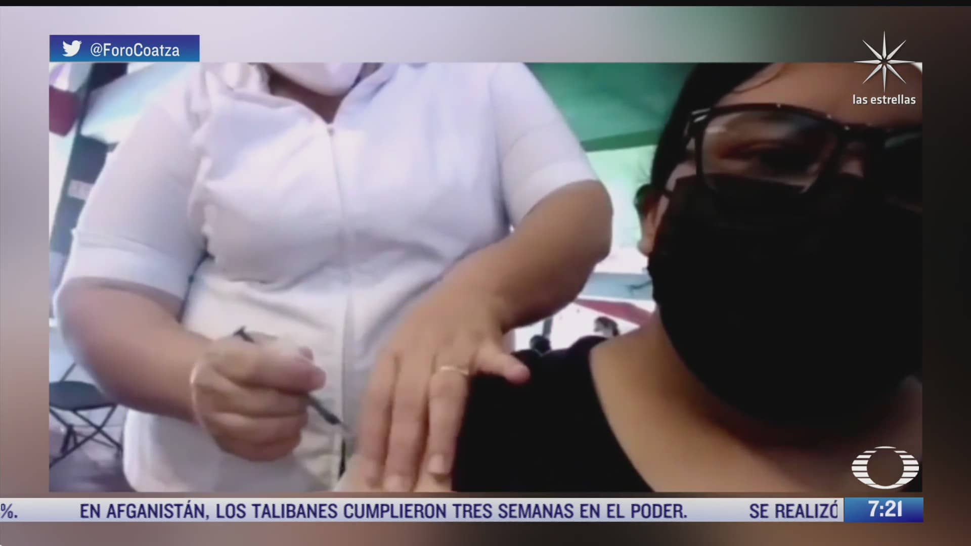 enfermera finge vacunar contra covid a una joven pero no le aplica la dosis