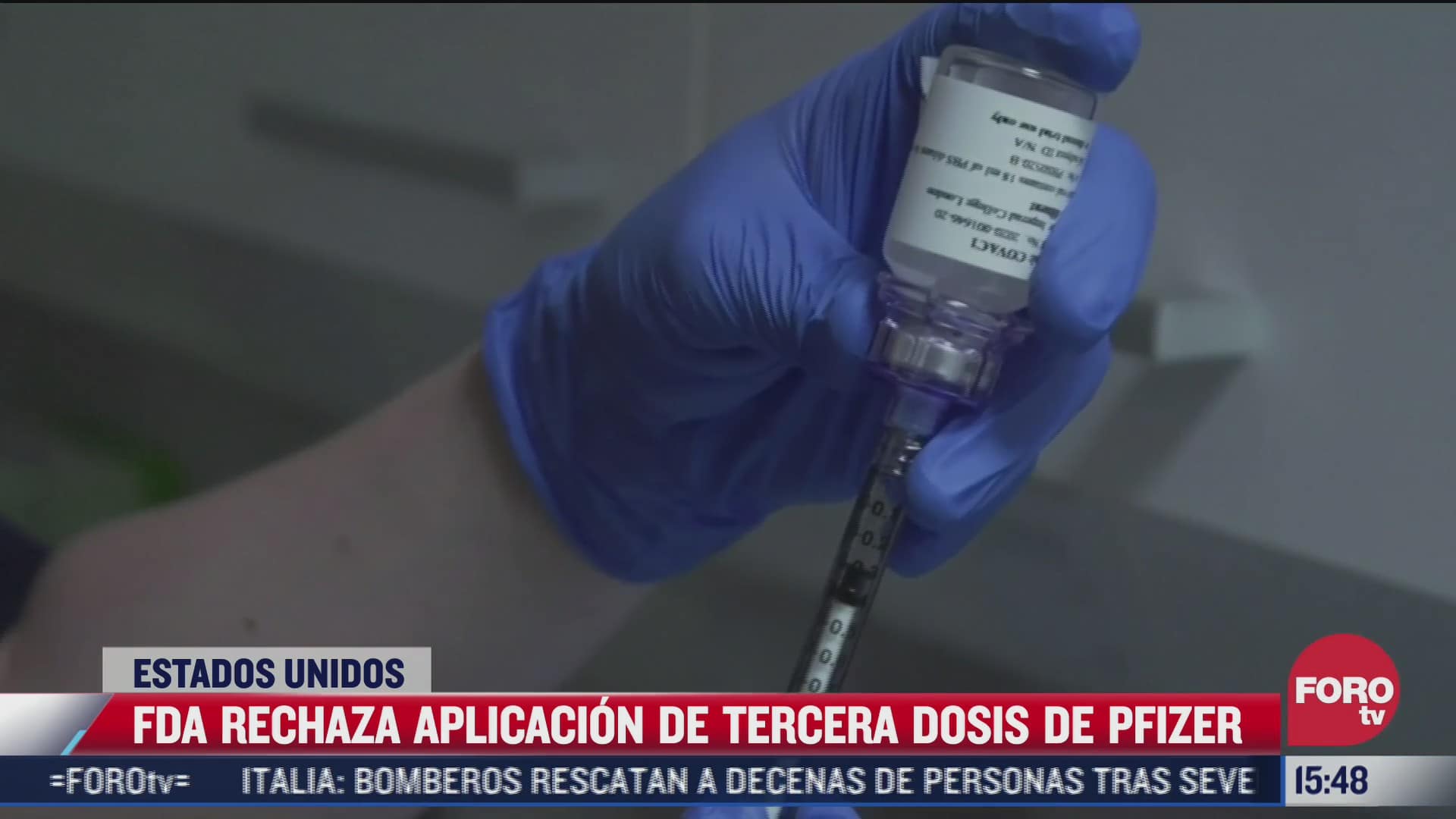 fda rechaza aplicacion de tercera dosis de vacuna covid para poblacion en eeuu