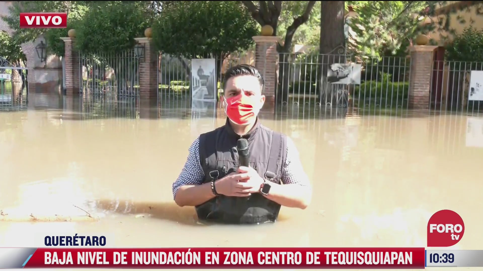 forotv recorre zona inundada en tequisquiapan queretaro