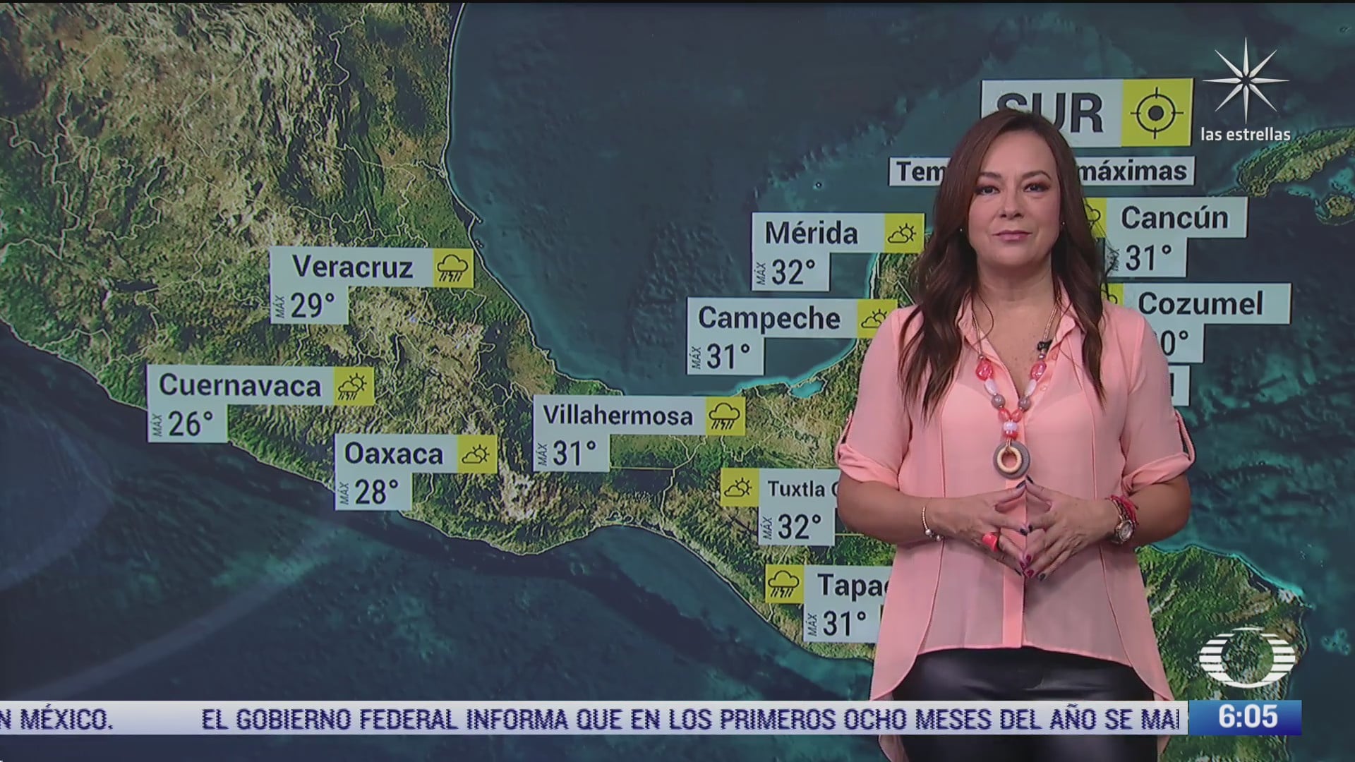 frente frio provocara lluvias en el oriente y sureste de mexico