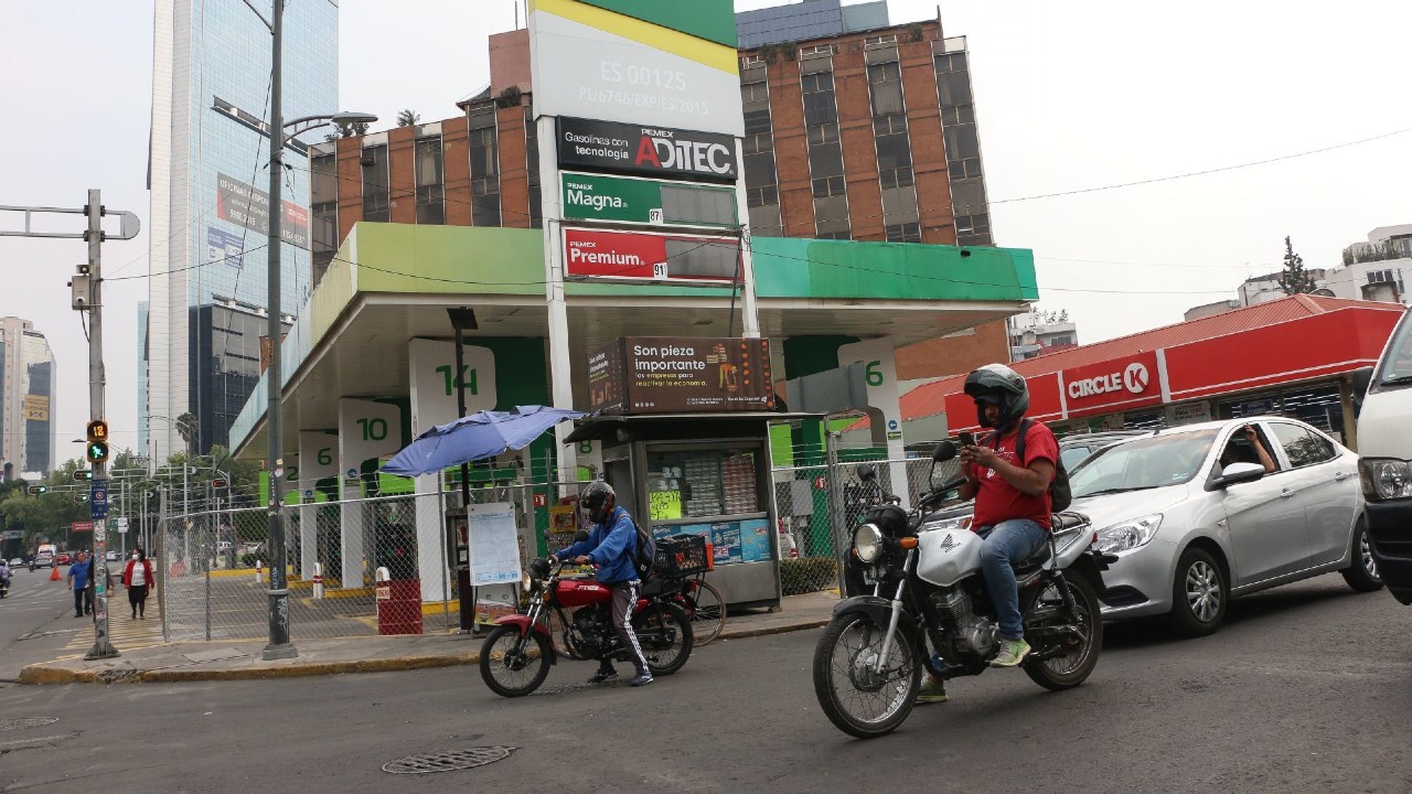 Gasolinera en la Ciudad de México