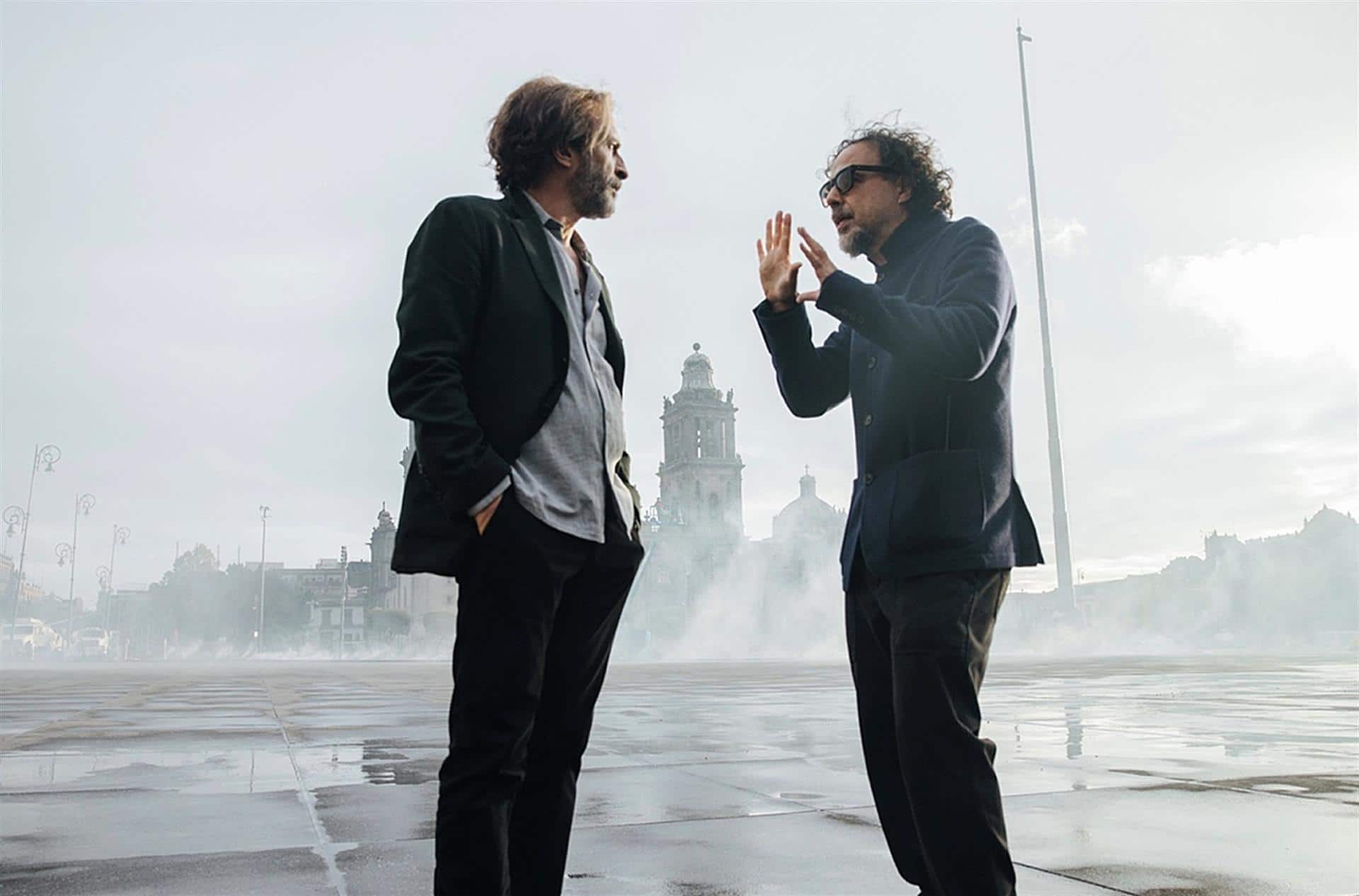 El actor mexicano Daniel Jiménez Cacho y Alejandro González Iñárritu (EFE)