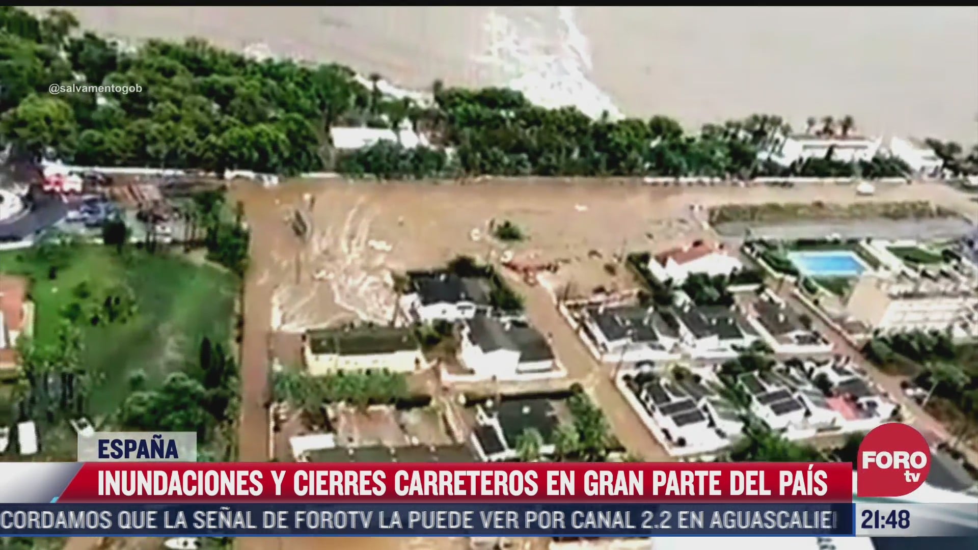 inundaciones y cierres carreteros en gran parte de espana