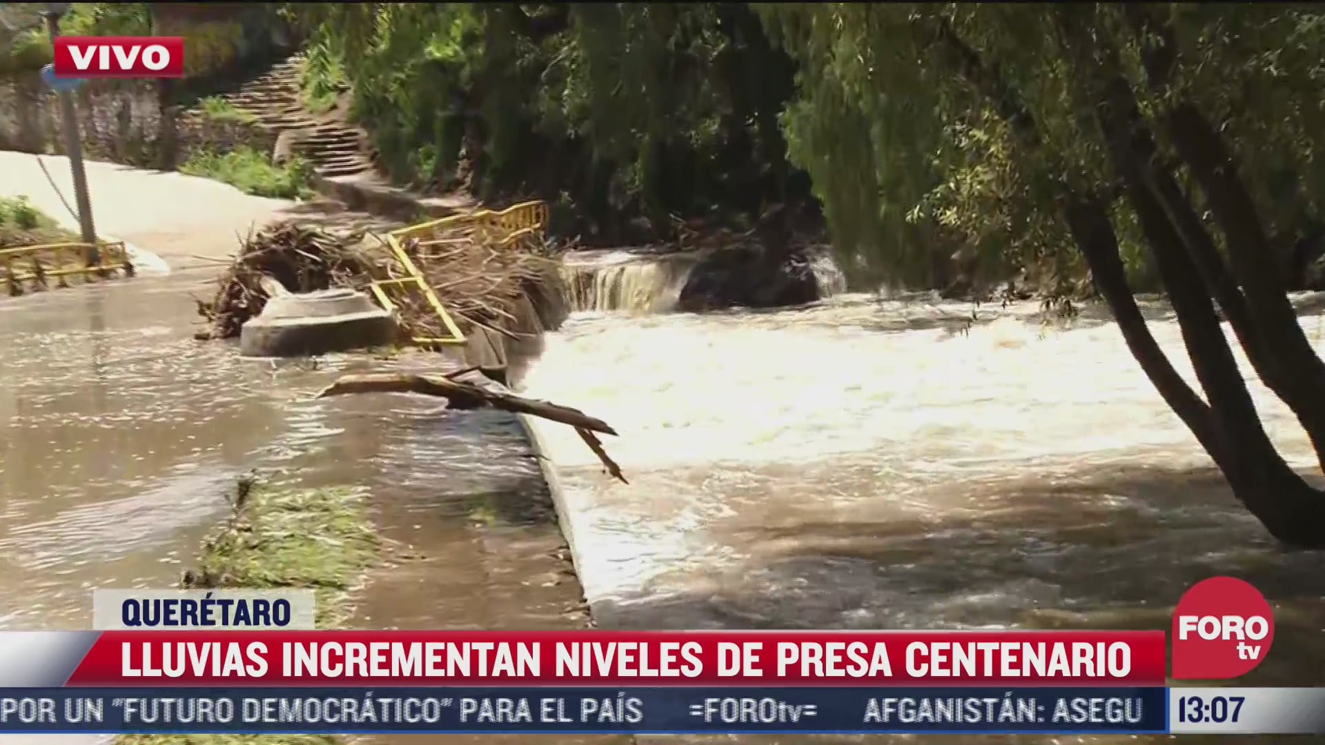 lluvias incrementan niveles del rio san juan en queretaro