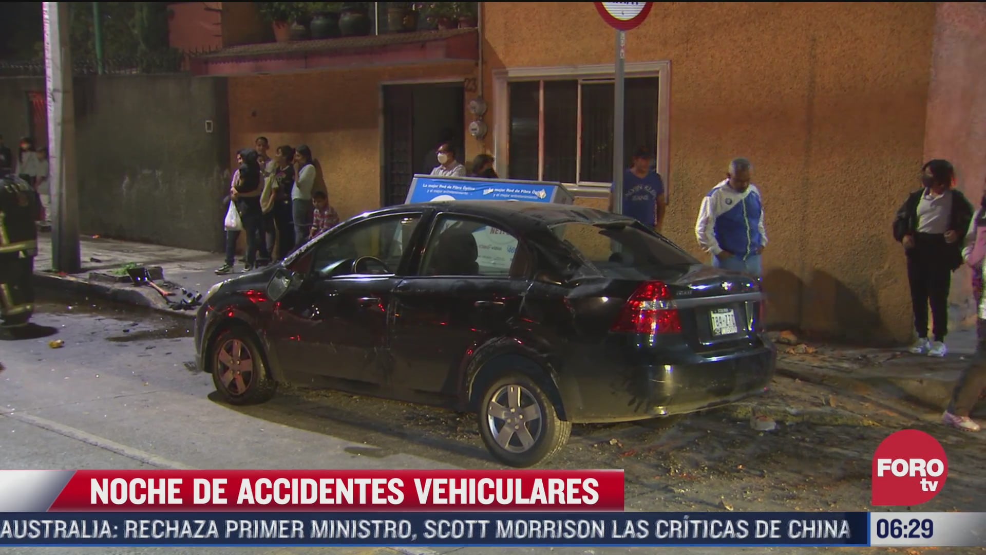 madrugada de accidentes vehiculares en diferentes puntos de la ciudad de mexico
