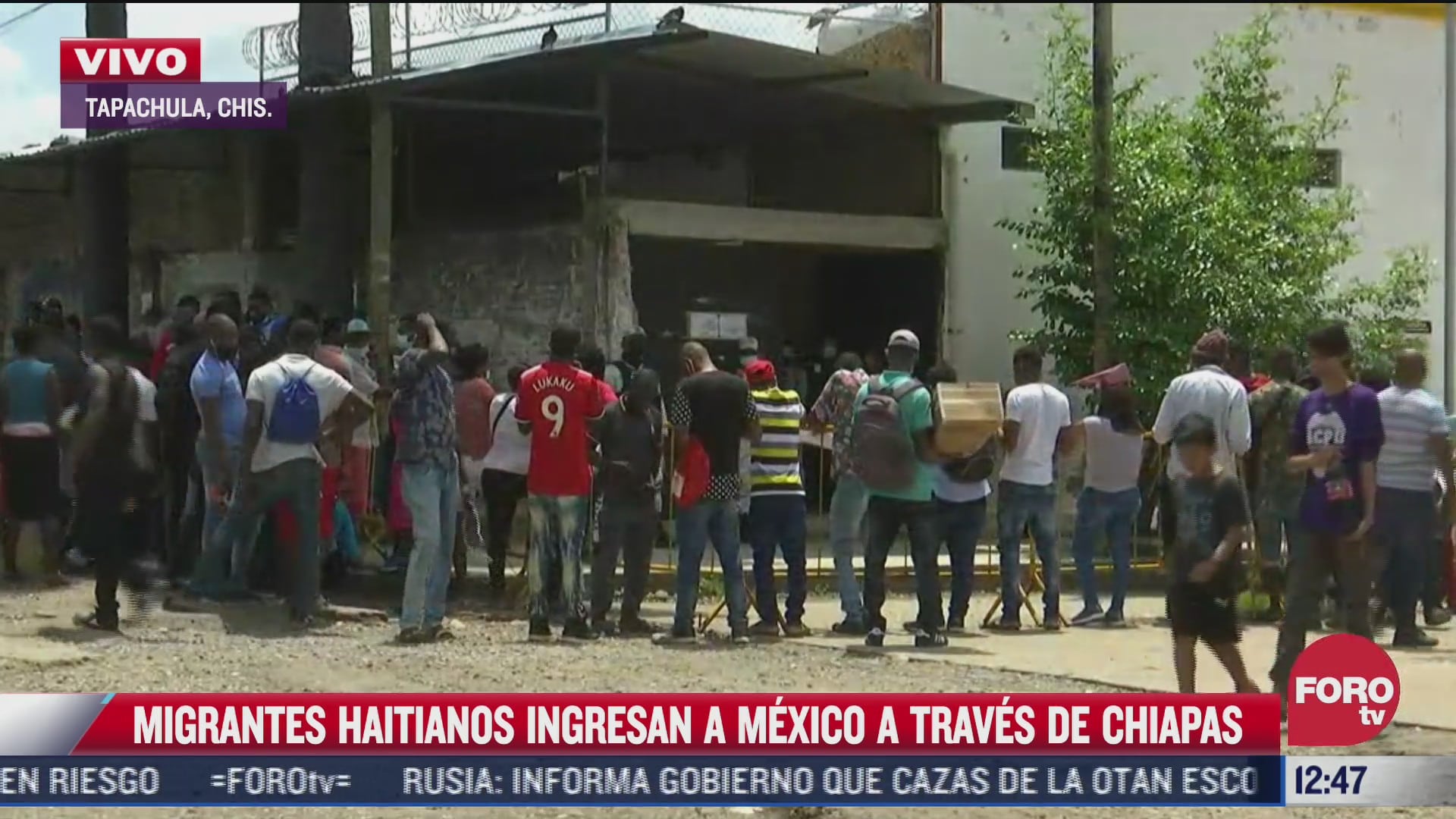 migrantes haitianos ingresan a mexico a traves de chiapas
