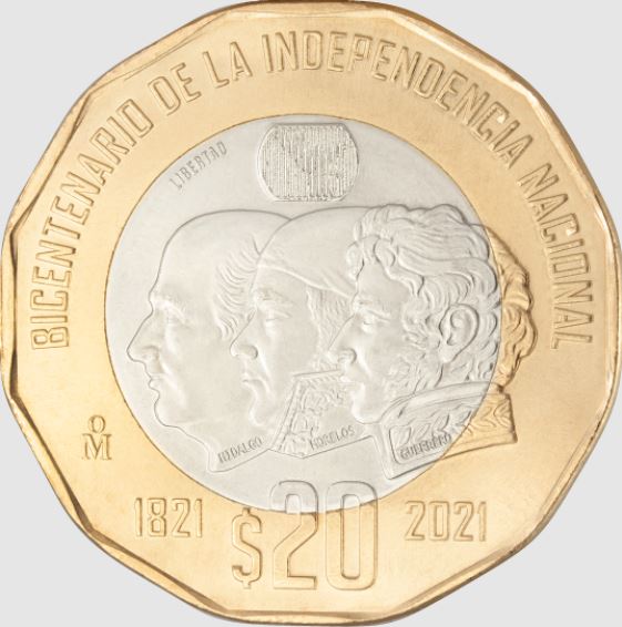 Moneda por el Bicentenario de la Independencia