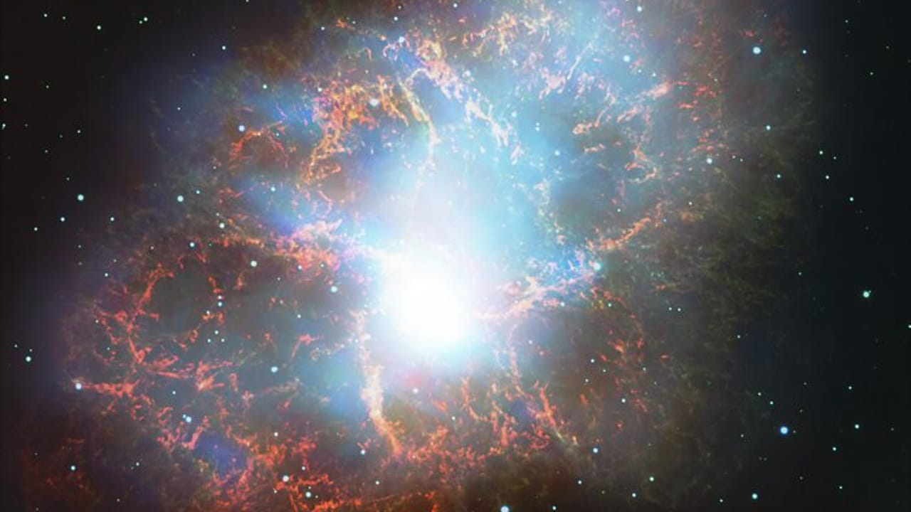 Imagen de la Nebulosa del Cangrejo (también conocida como Messier 1)