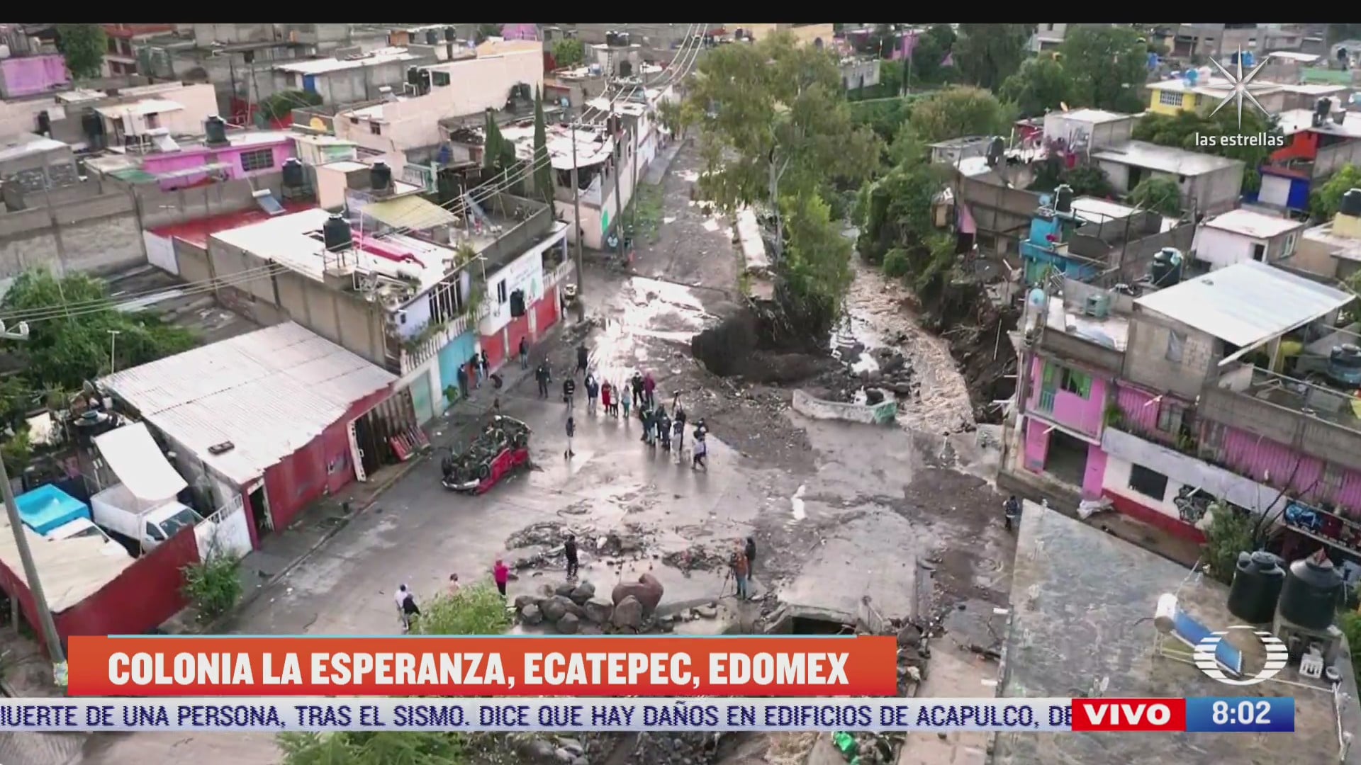 paola rojas recorre zona de desastre en ecatepec tras historicas inundaciones