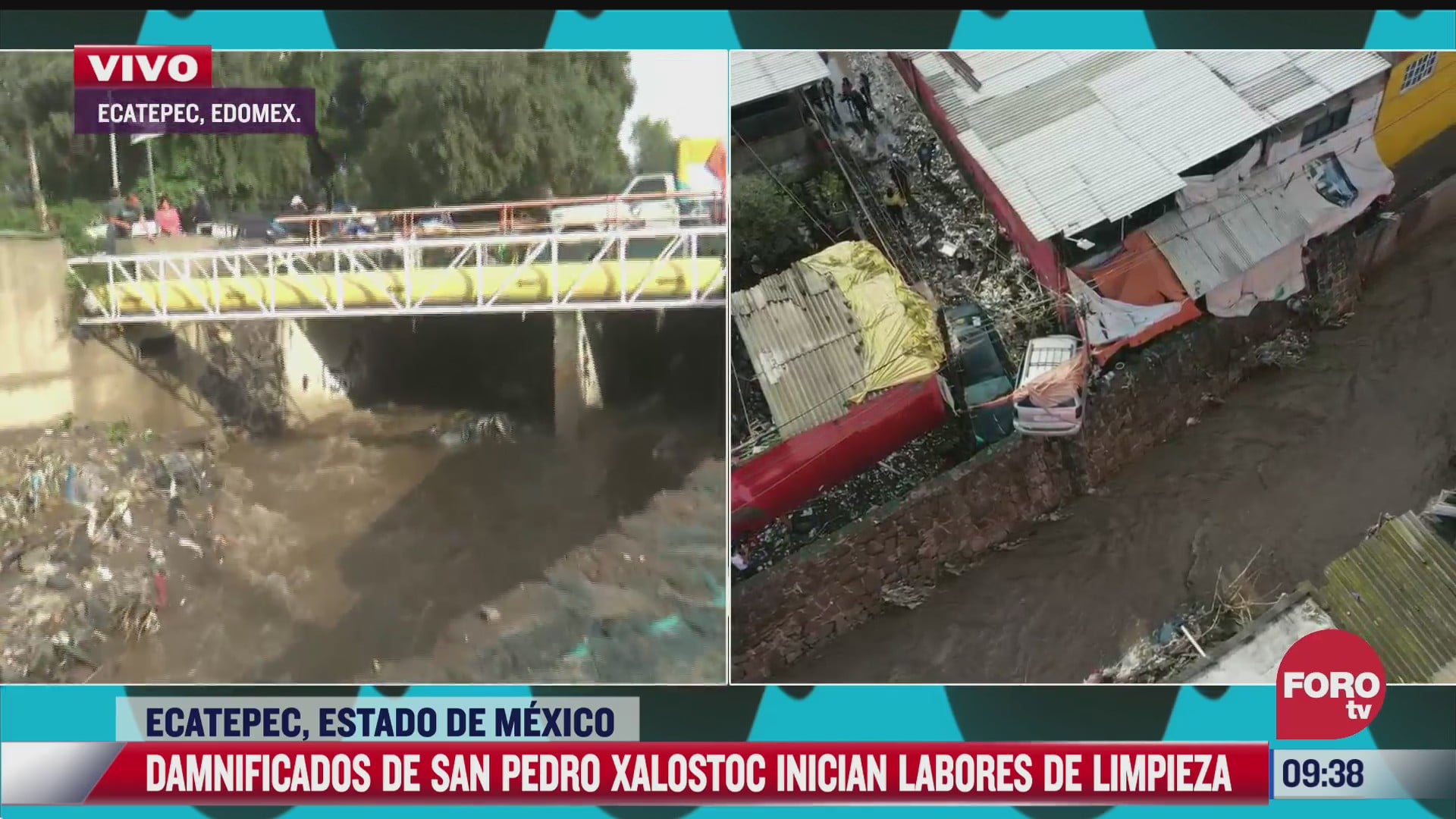 pedimos ayuda a autoridades y que manden pipas de agua dice afectada por inundaciones en ecatepec