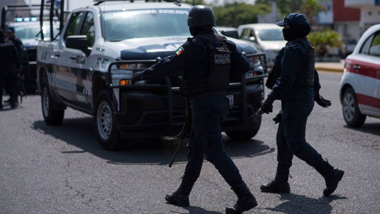 Policías en Coatzacoalcos, Veracruz