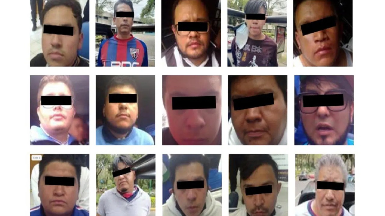 Detienen a 19 personas tras riña de aficionados del Atlante y Celaya en Ciudad de los Deportes