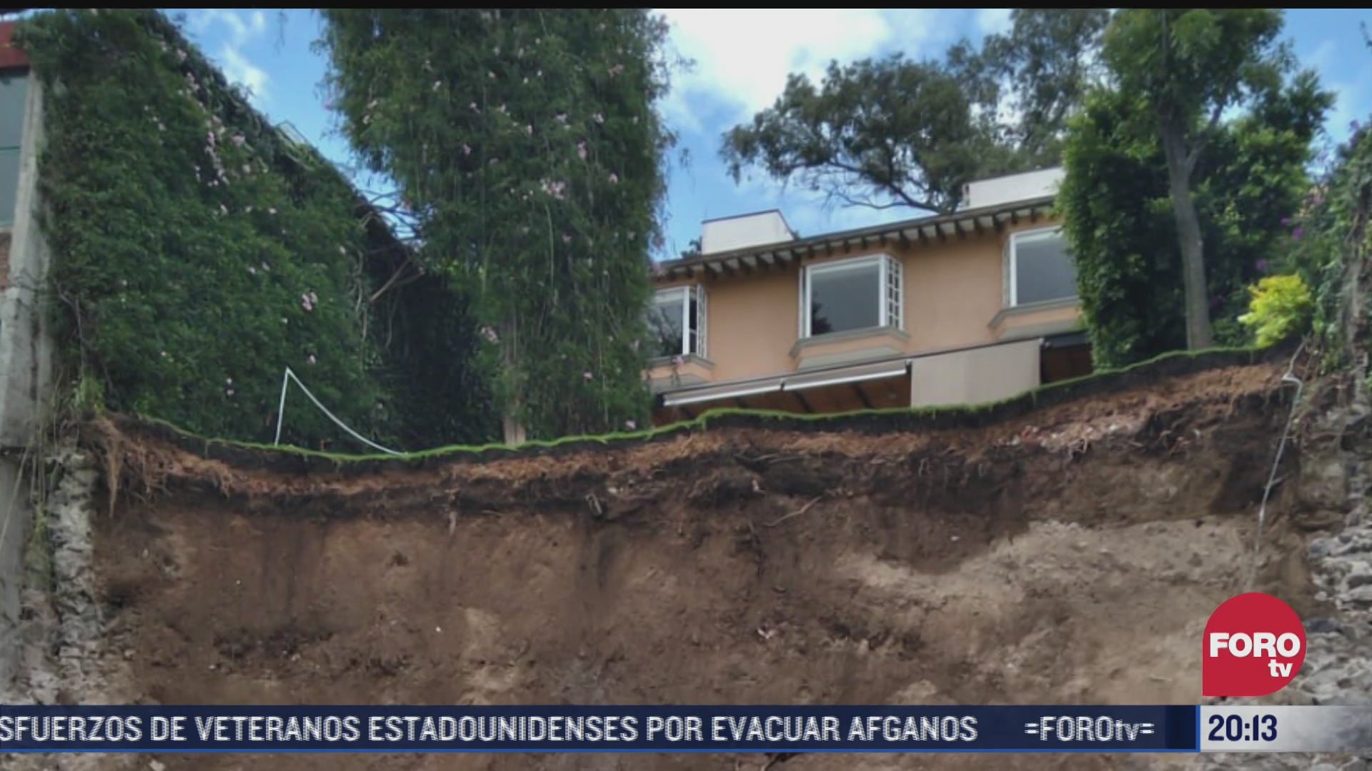 se registra deslizamiento de tierras en alcaldia alvaro obregon