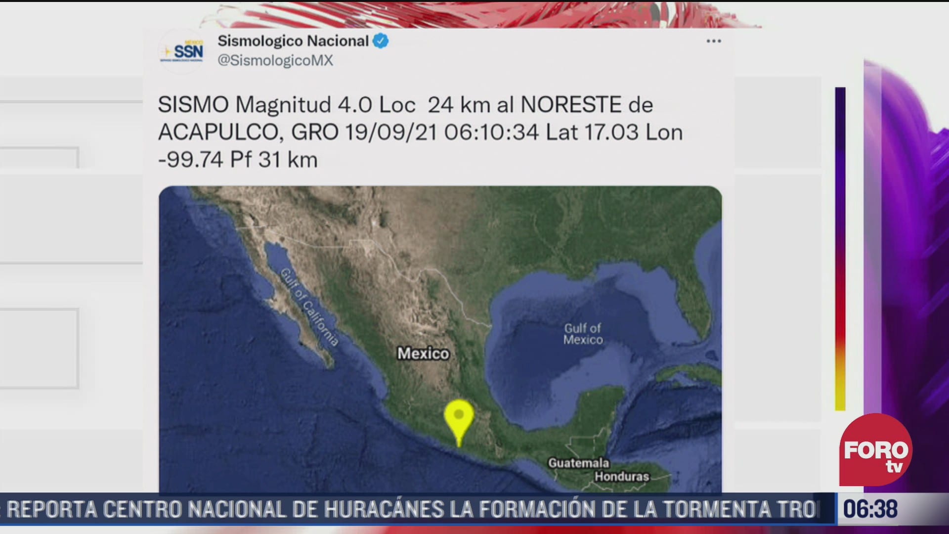 se registra sismo se magnitud 4 0 en acapulco guerrero