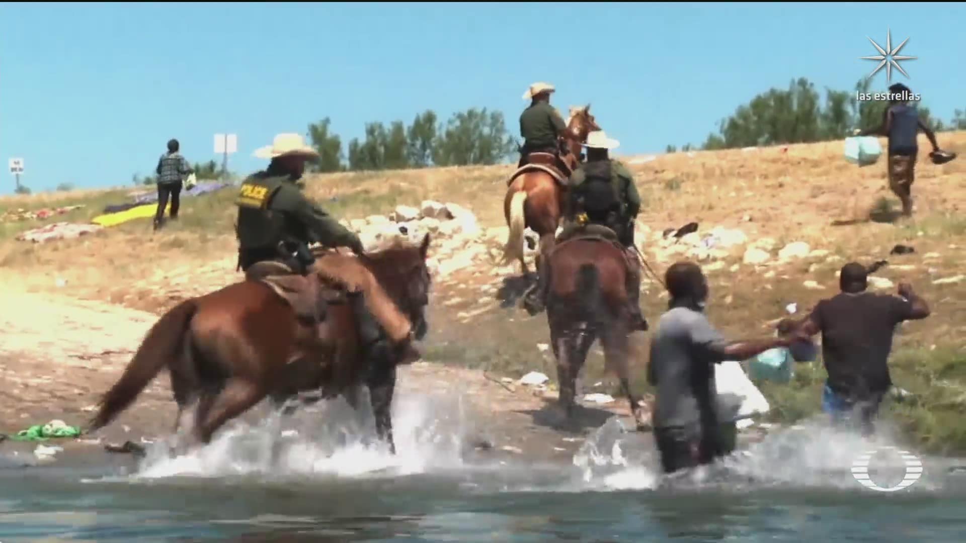 suspenden a agentes fronterizos que a caballo impidieron entrada de migrantes haitianos fueron