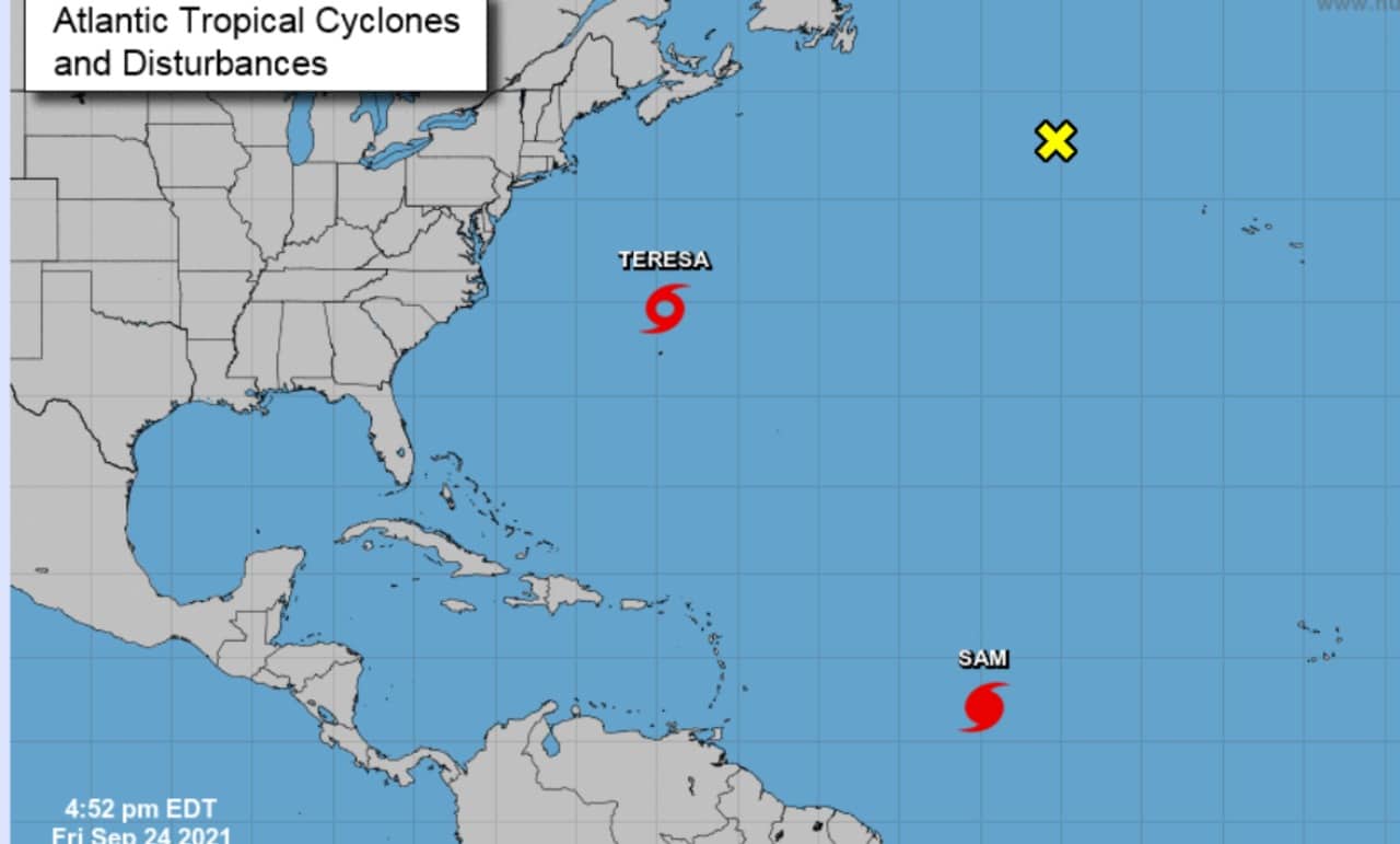 Se forma la tormenta subtropical Teresa en el Océano Atlántico