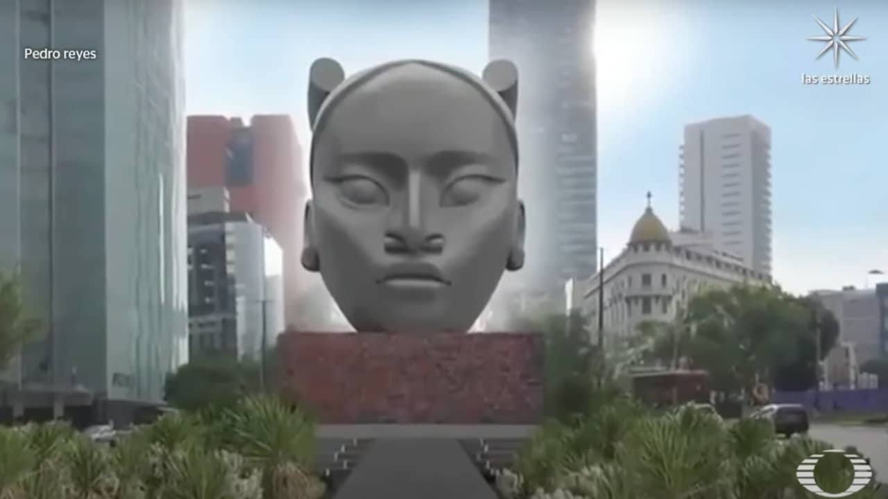 Tlali, la cabeza colosal olmeca femenina que reemplazará a Colón en Paseo de la Reforma