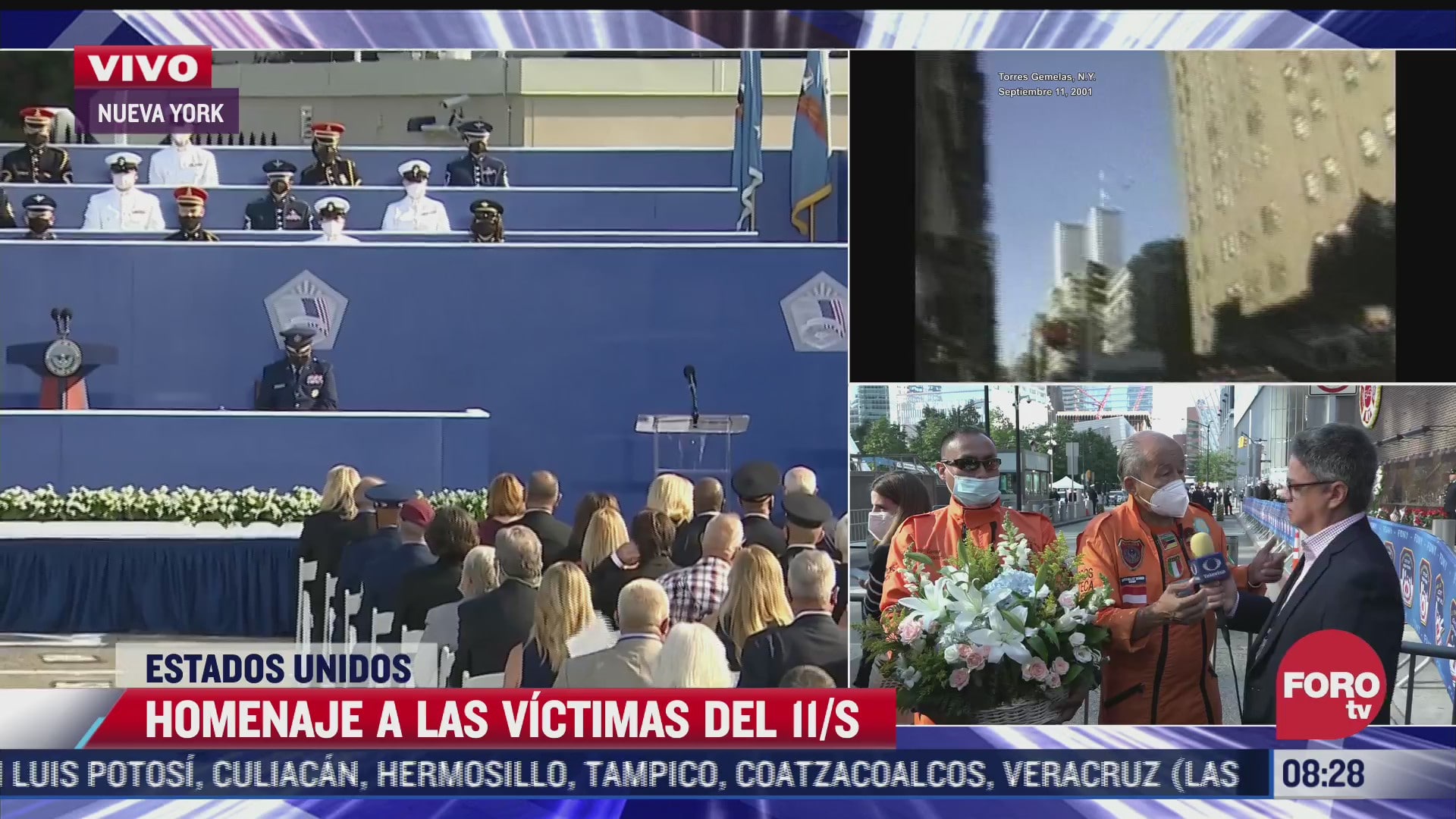 topos mexicanos relatan como veian los cuerpos entre los escombros el 11 s