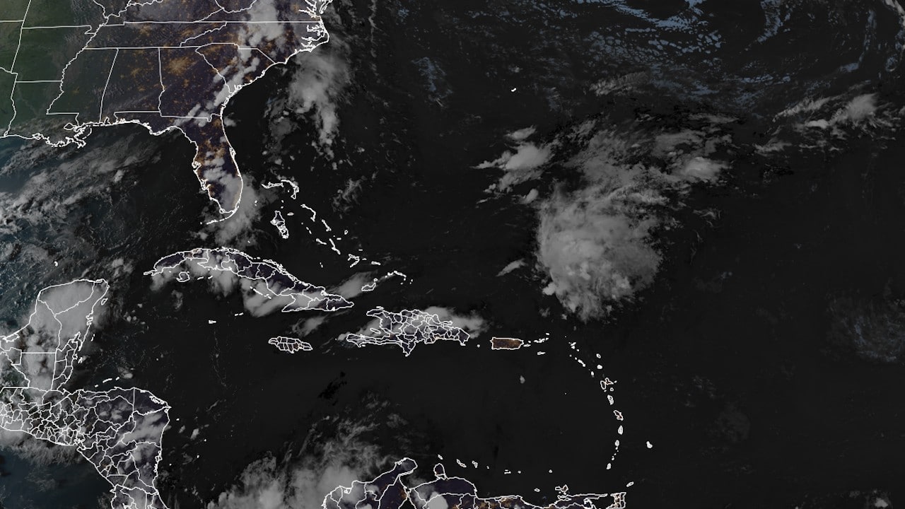 Localización de la 18 depresión tropical de la actual temporada ciclónica en el Atlántico (Rammb)