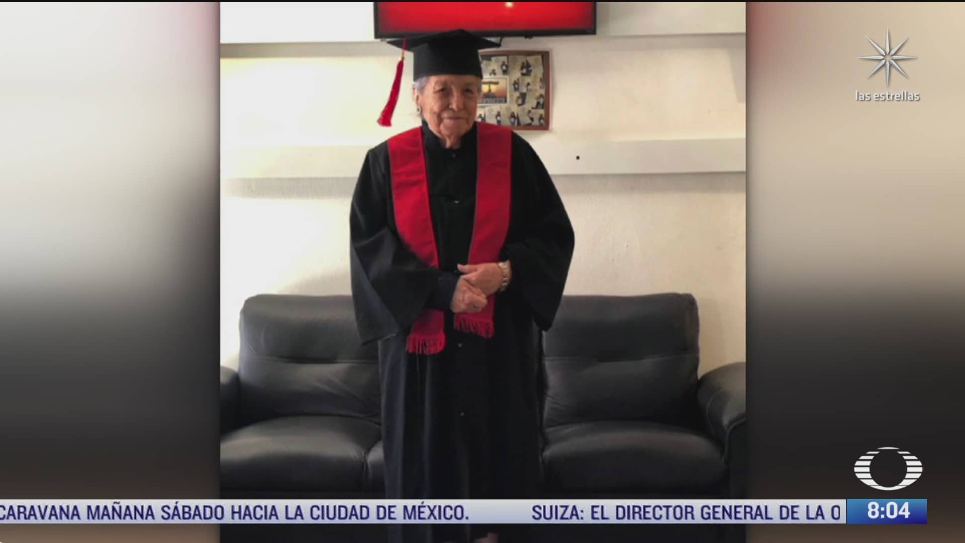 abuelita de 93 anos se gradua en administracion de empresas