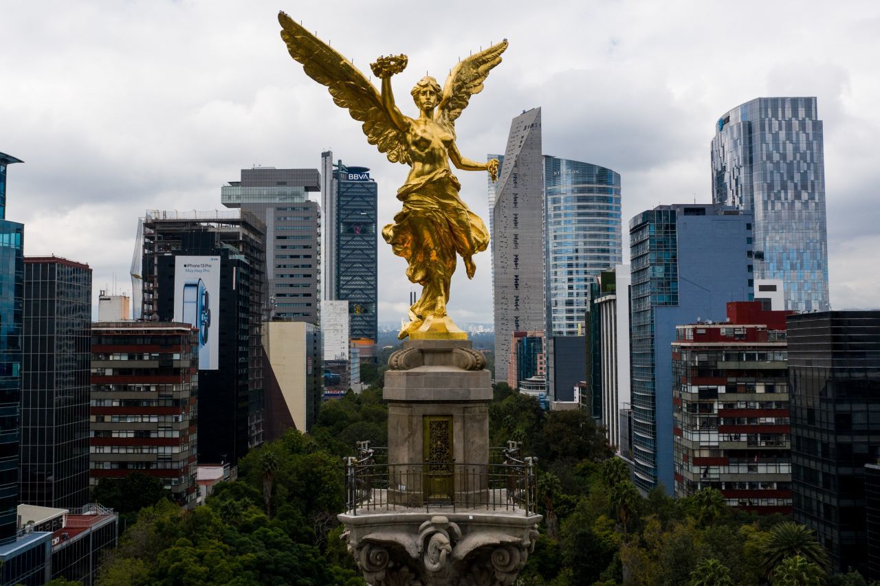 La Columna del Ángel de la Independencia, ubicada sobre Paseo de la Reforma (Cuartoscuro)