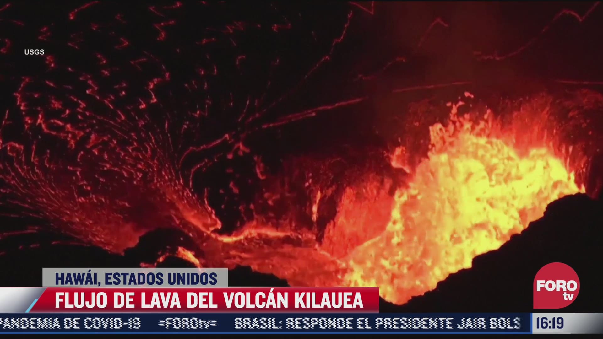 captan impresionantes imagenes del flujo de lava del volcan kilauea