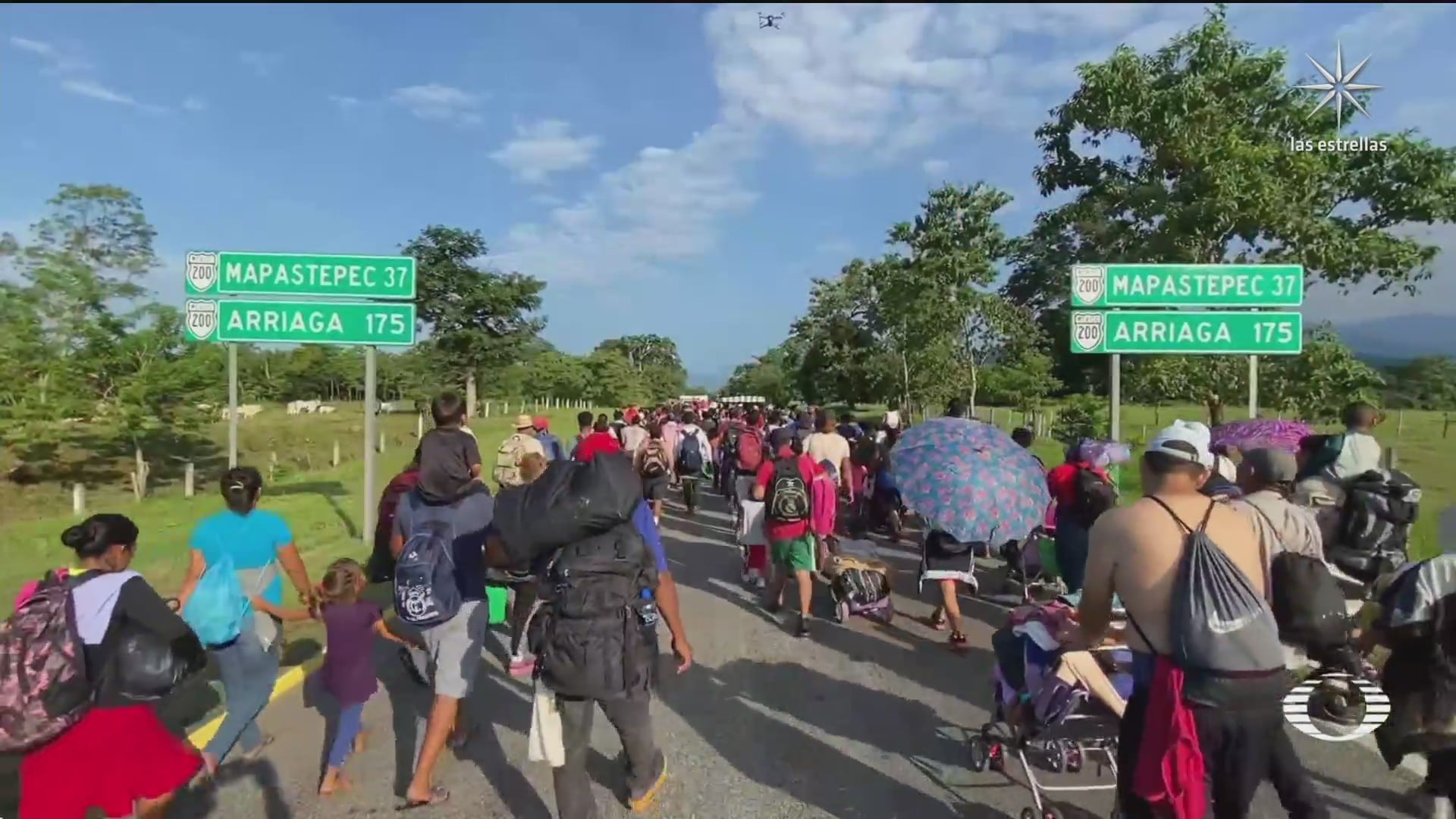 caravana migrante llega a escuinapa chiapas