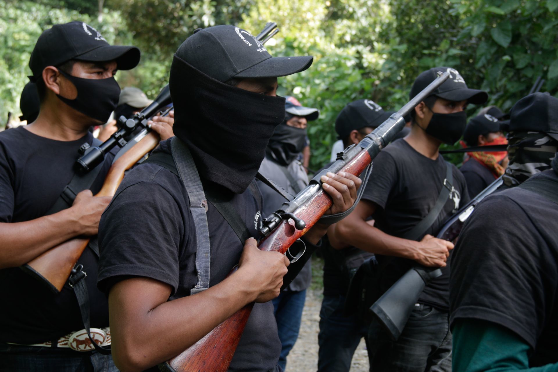 Grupo de autodefensas en Chiapas (Cuartoscuro)