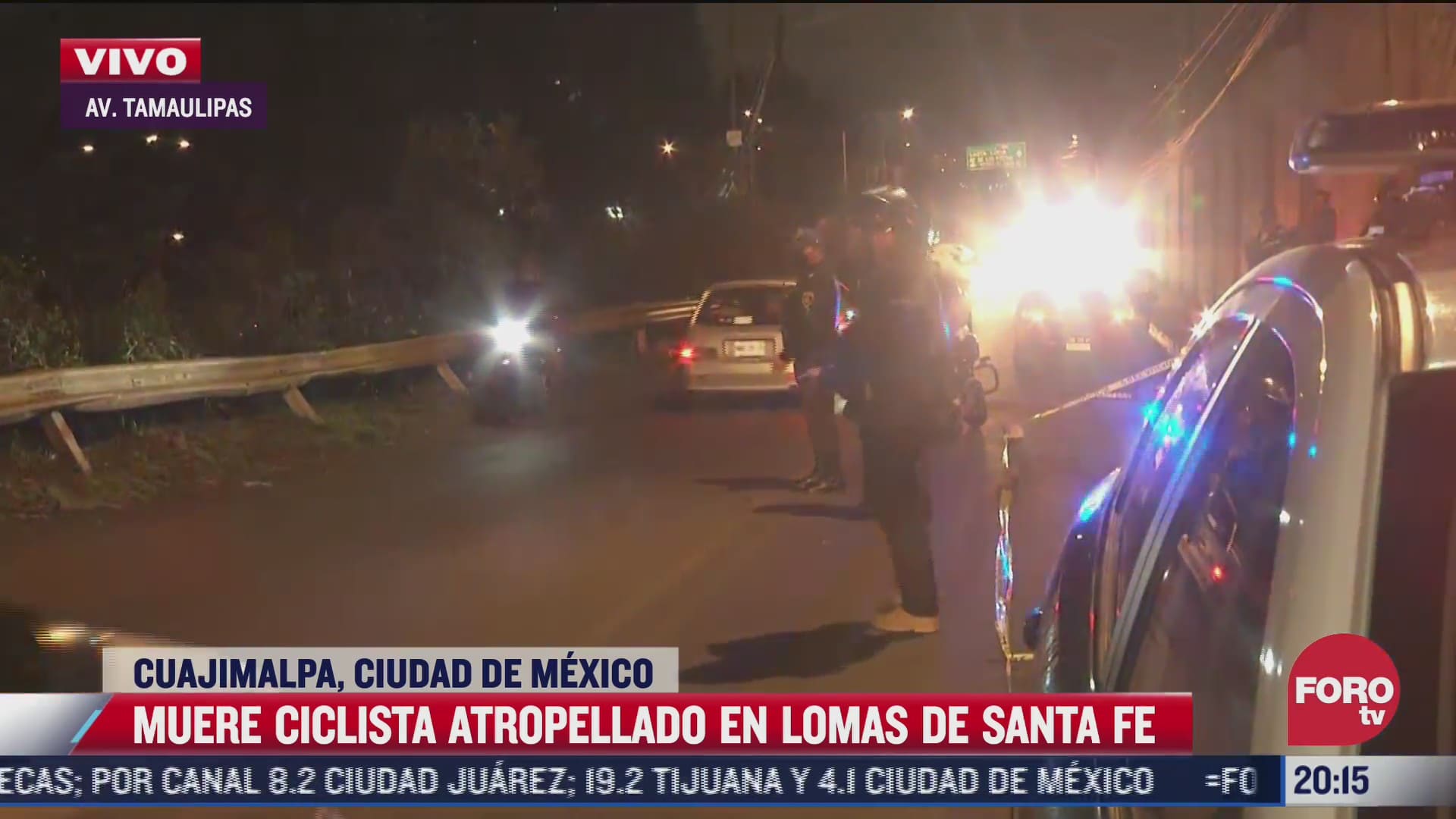 ciclista muere en avenida tamaulipas de la alcaldia cuajimalpa
