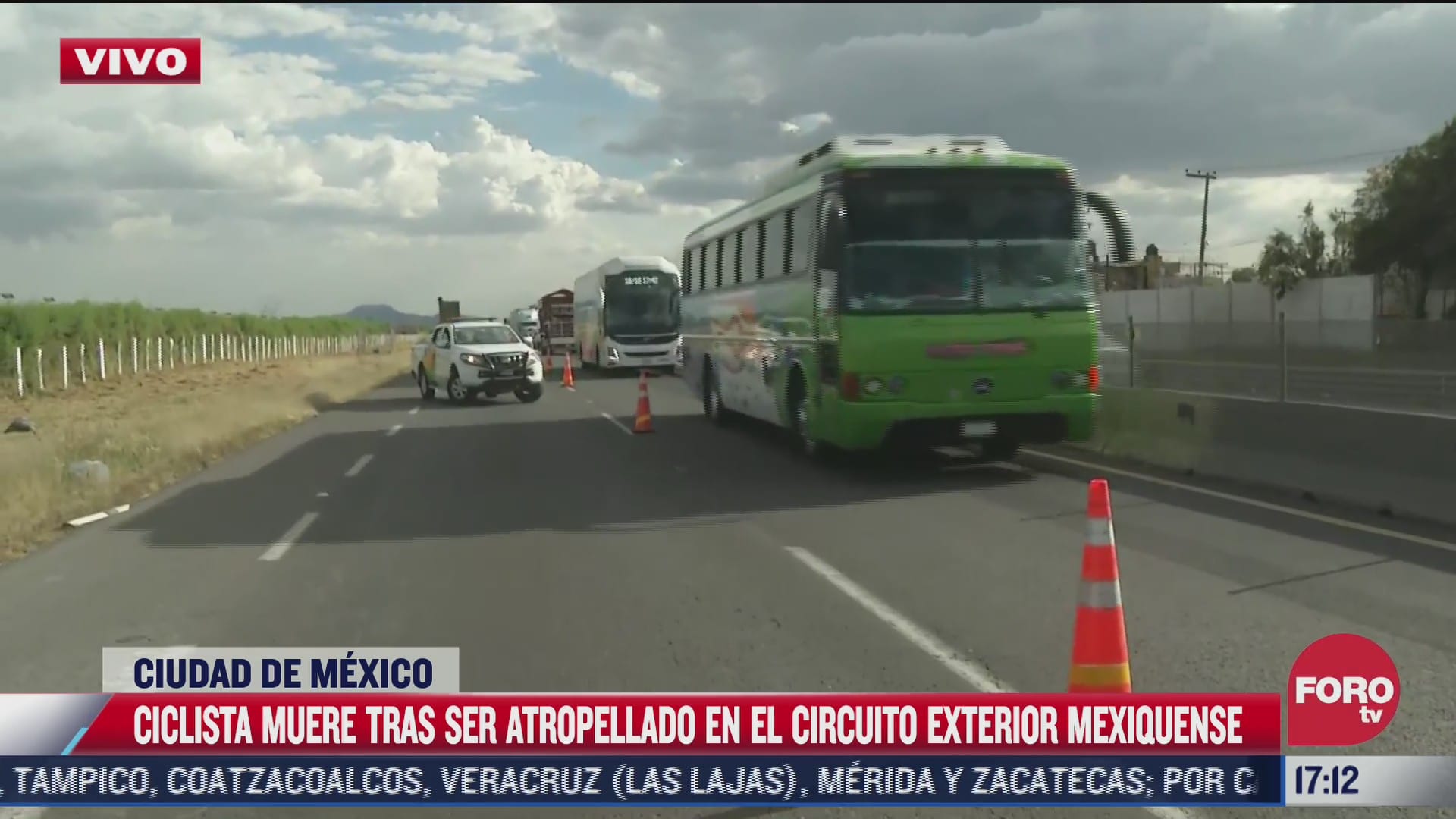ciclista muere tras ser atropellada en circuito exterior mexiquense