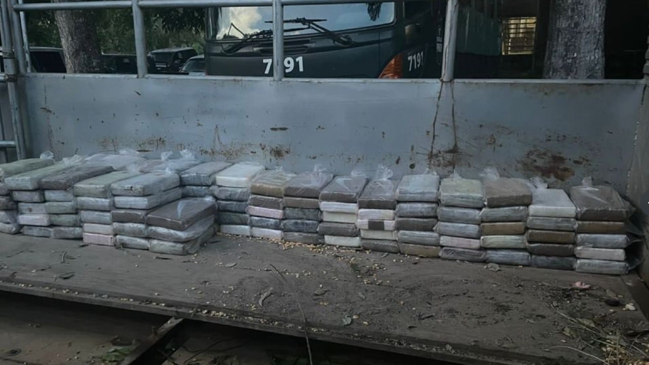Decomisan 108 kilos de cocaína en Honduras; hay cinco personas detenidas
