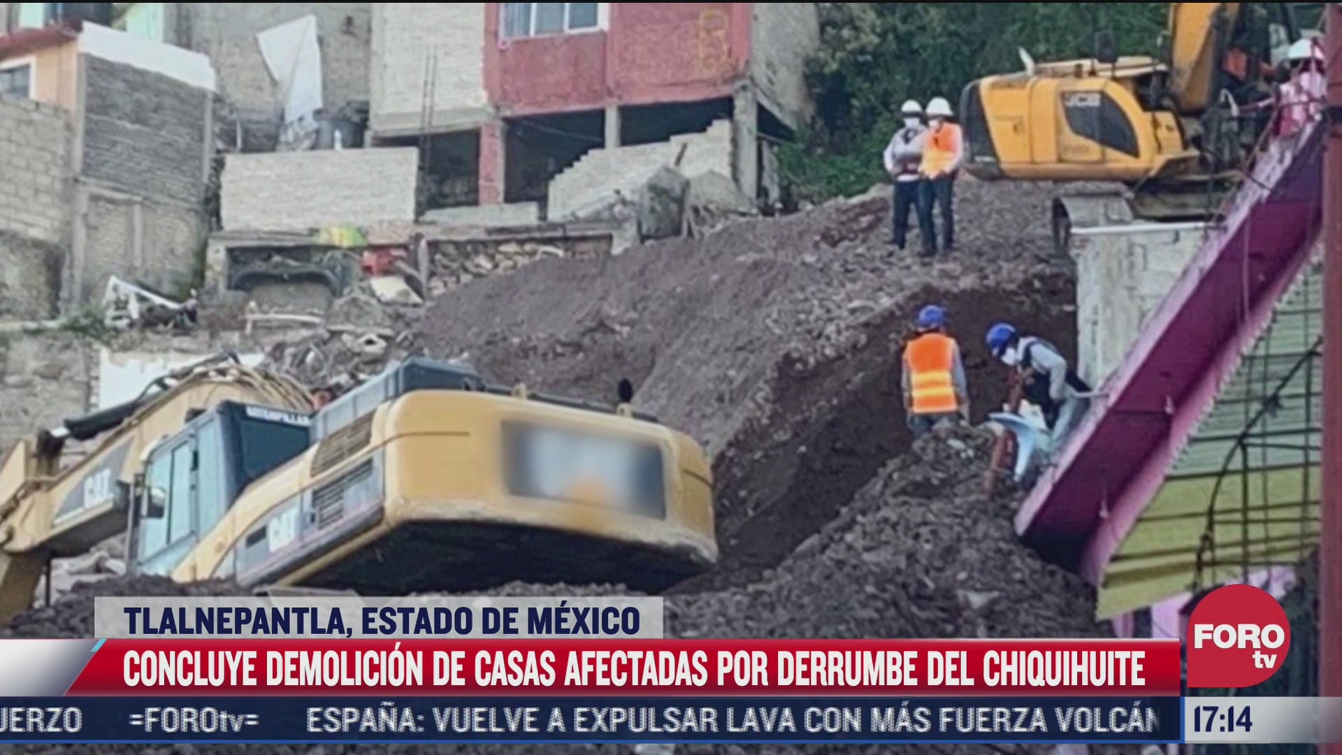 concluye demolicion de 11 casas en el cerro del chiquihuite