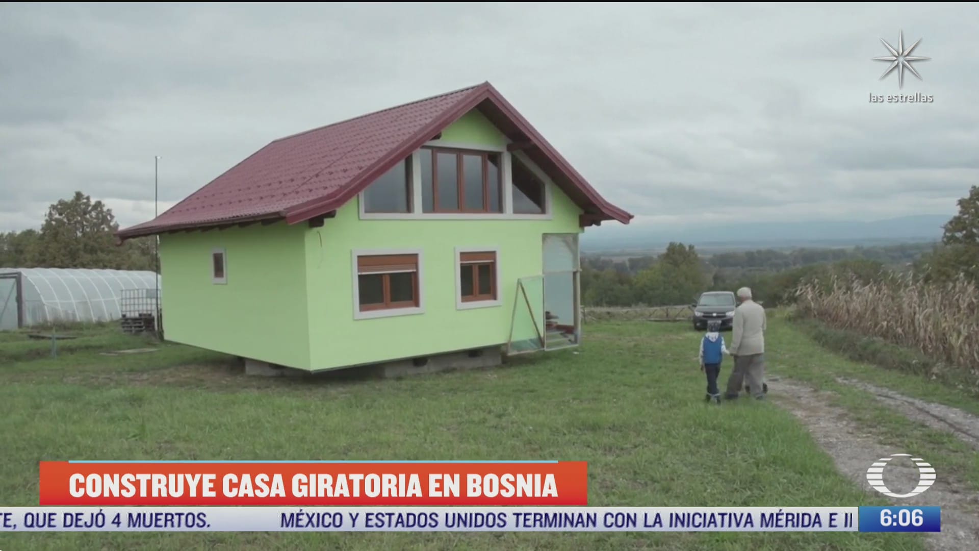 construyen casa giratoria en bosnia