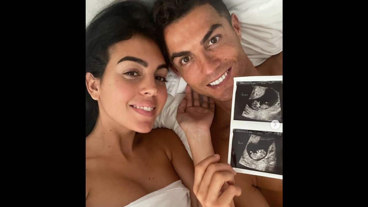 Cristiano Ronaldo padre Georgina Rodríguez gemelos