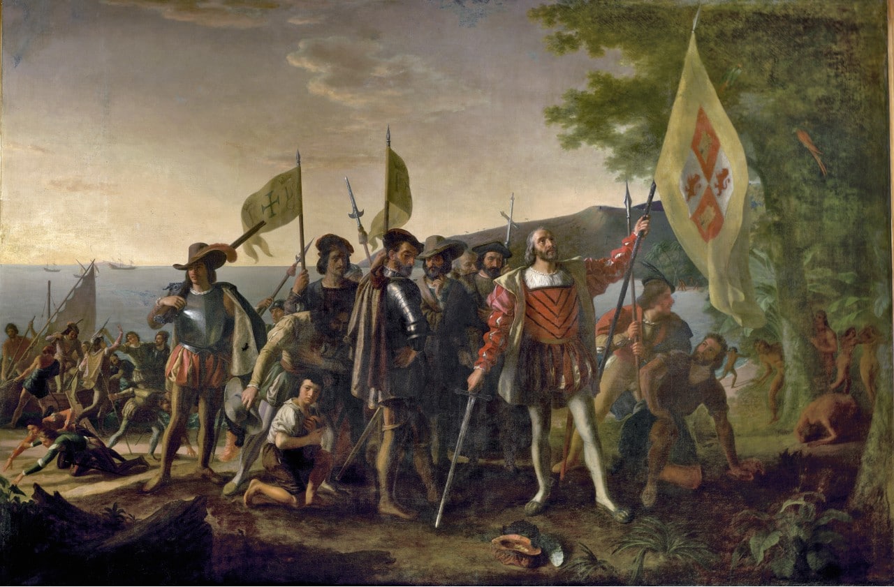 Cristóbal Colón, América, 12 de octubre, retrato, pintura