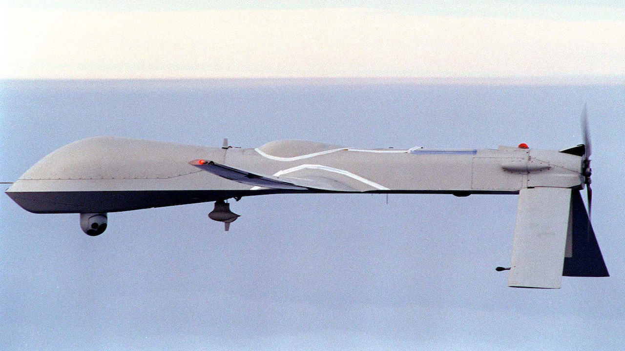 Un avión no tripulado de la Marina de Estados Unidos (Getty Images)