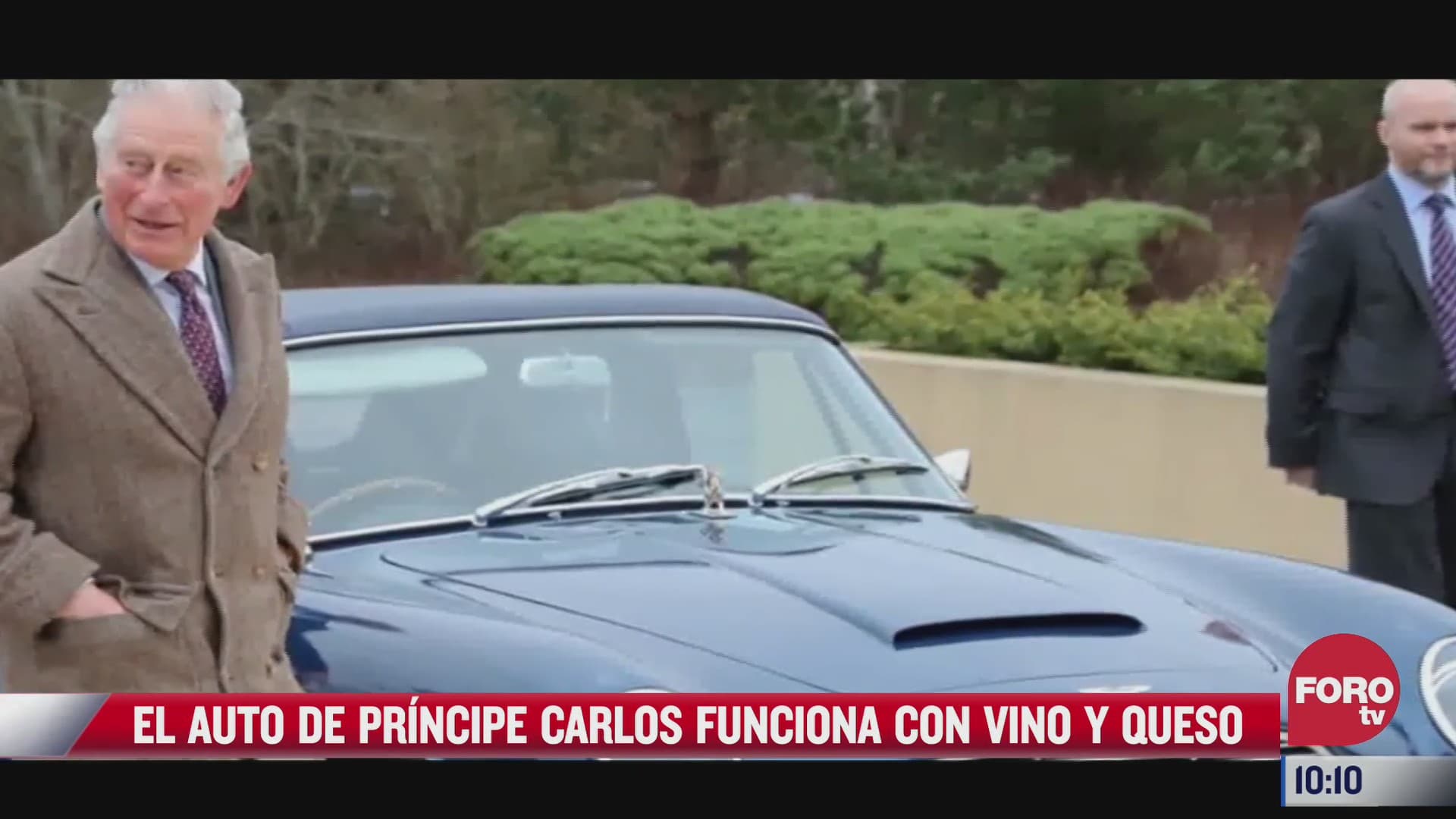 el auto del principe carlos funciona con vino y queso