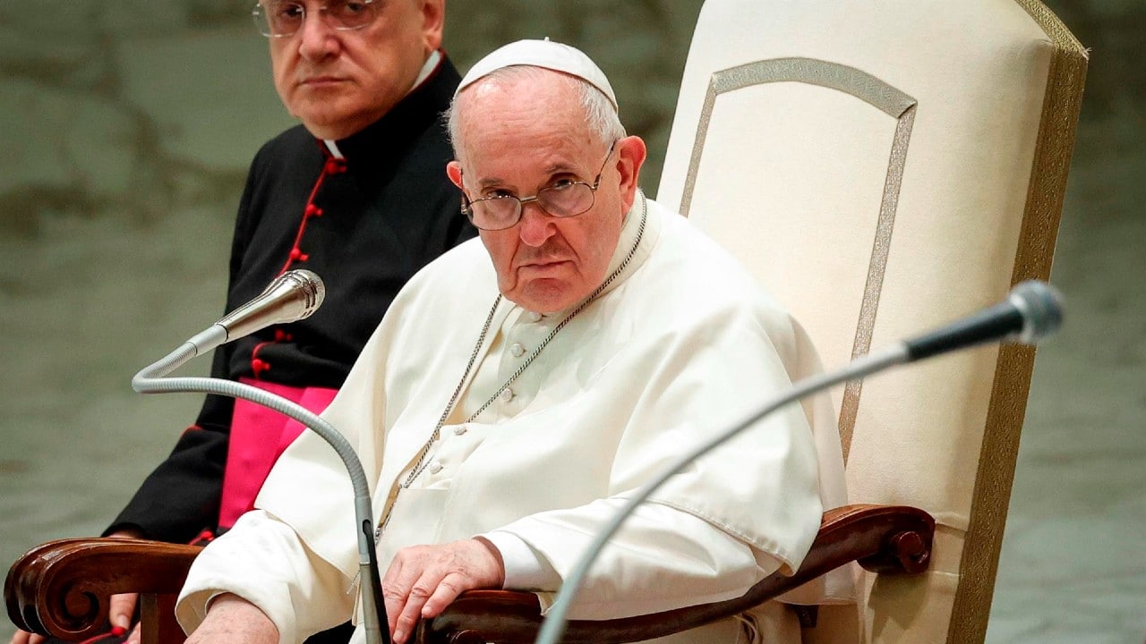 El papa Francisco en el Vaticano
